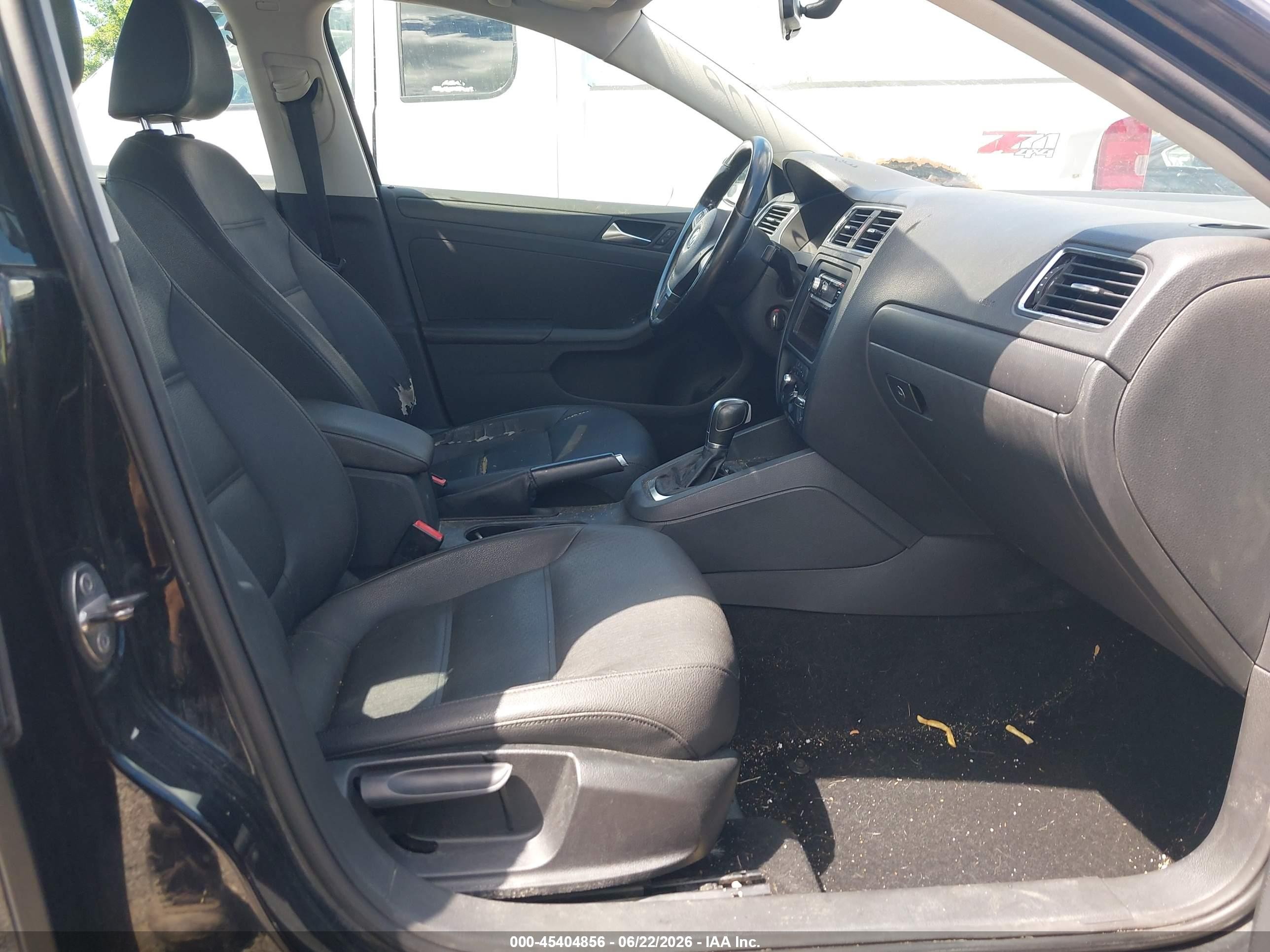 2011 Volkswagen Jetta 2.5l Se Черный vin: 3VWDZ7AJ2BM039998
