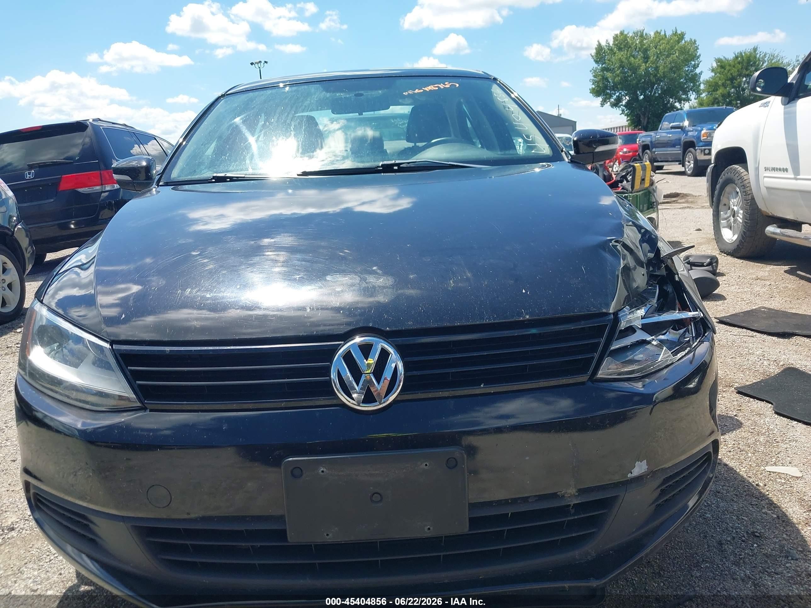 2011 Volkswagen Jetta 2.5l Se Черный vin: 3VWDZ7AJ2BM039998