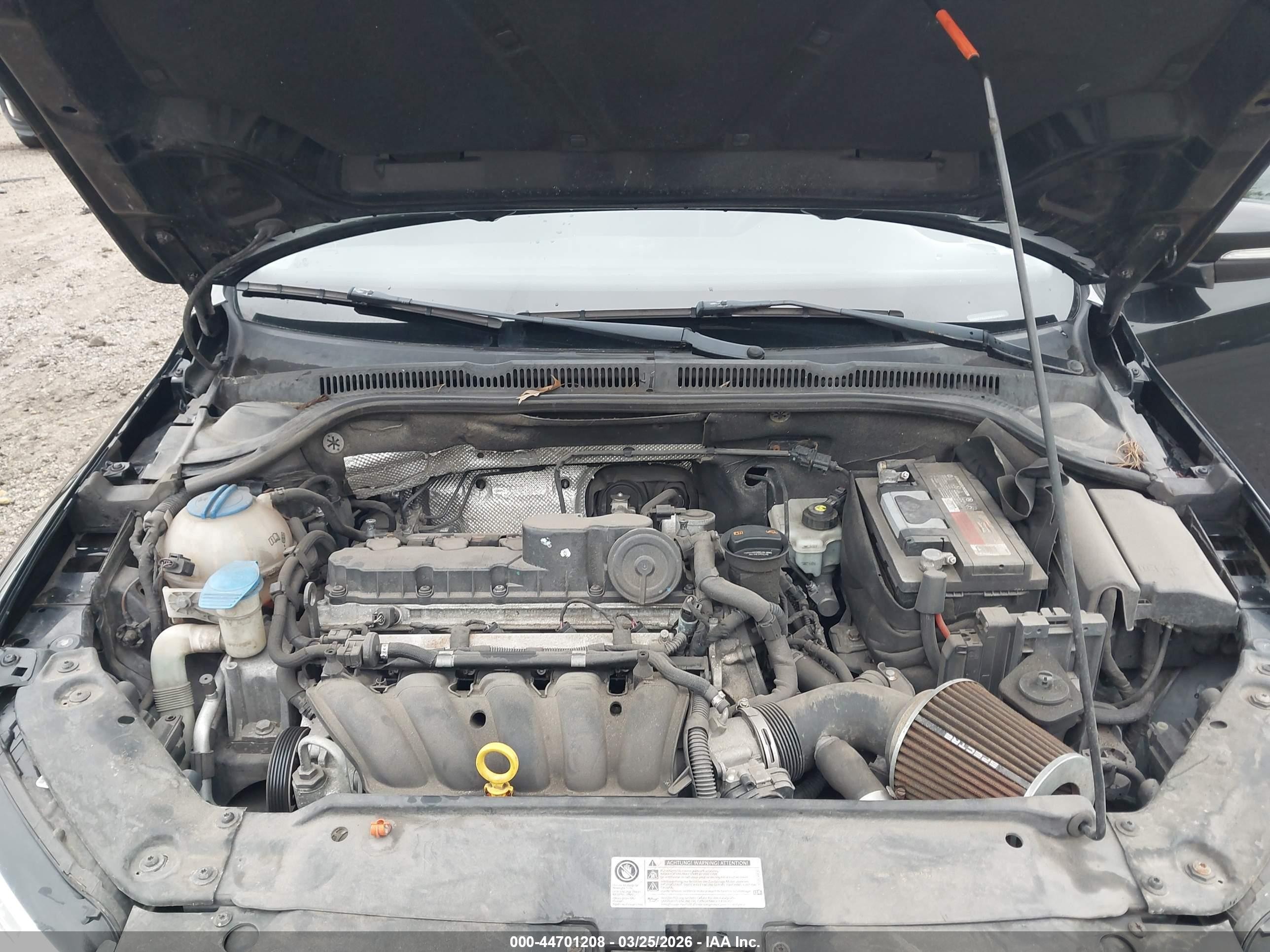 2011 Volkswagen Jetta 2.5l Se Black vin: 3VWDZ7AJ2BM334549