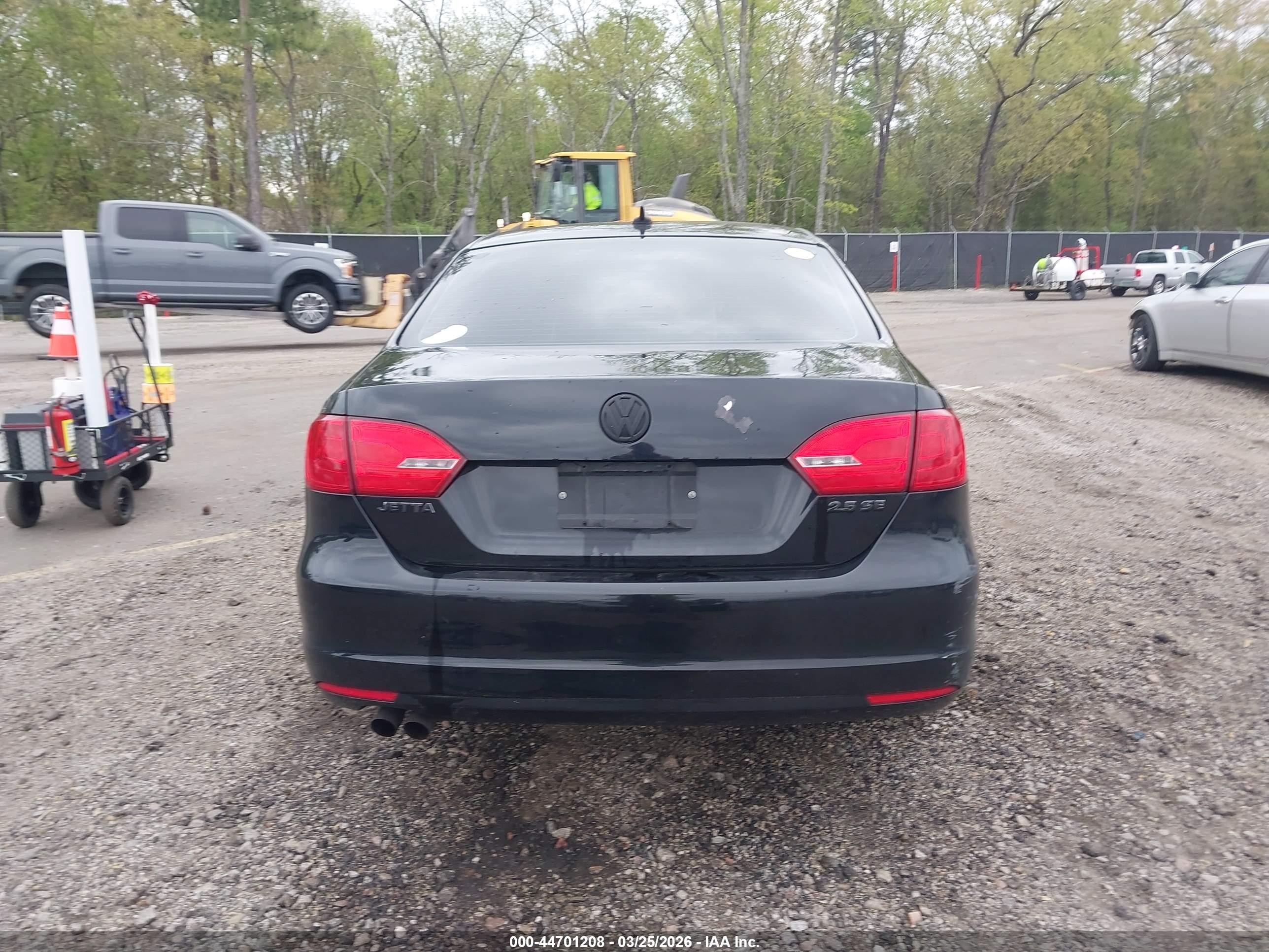 2011 Volkswagen Jetta 2.5l Se Black vin: 3VWDZ7AJ2BM334549