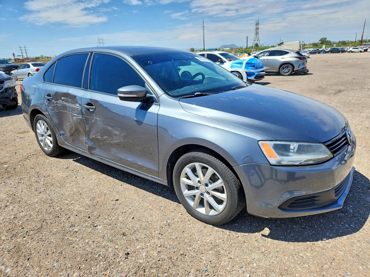 2011 Volkswagen Jetta Se Charcoal vin: 3VWDZ7AJ2BM337614