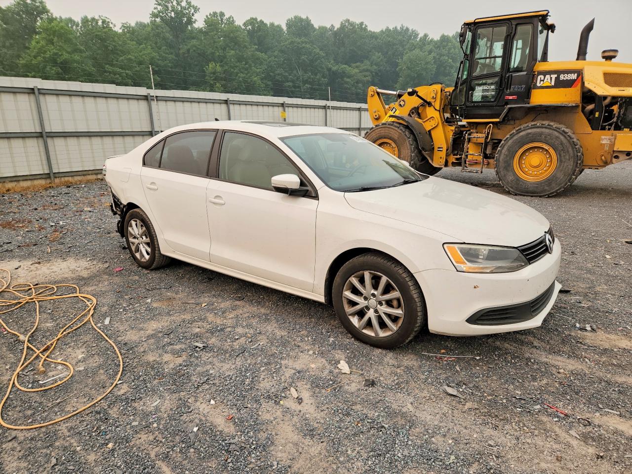 2011 Volkswagen Jetta Se White vin: 3VWDZ7AJ3BM317825