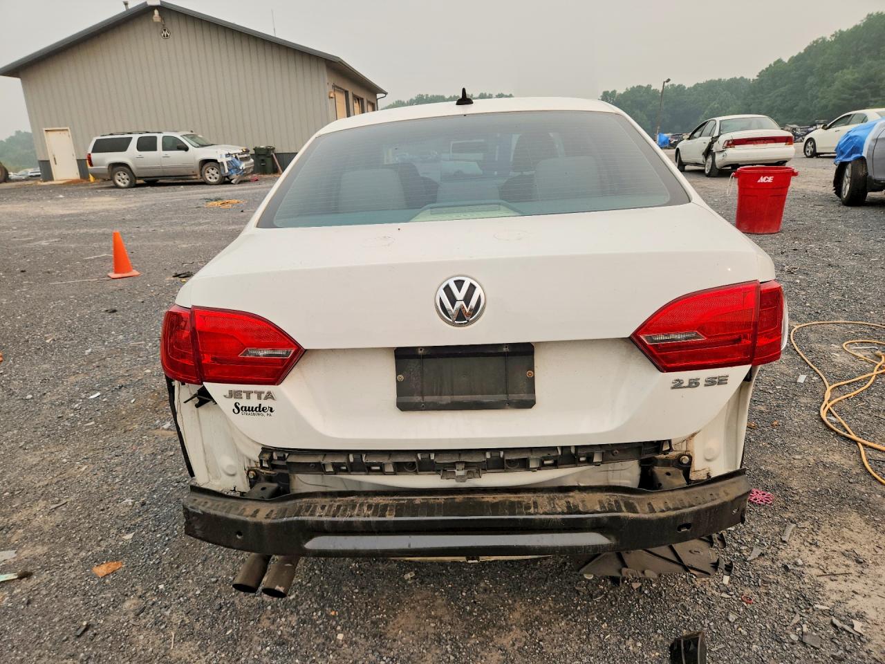2011 Volkswagen Jetta Se White vin: 3VWDZ7AJ3BM317825