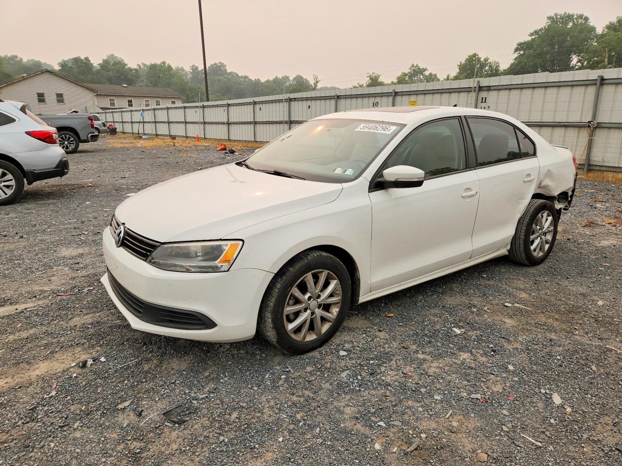 2011 Volkswagen Jetta Se White vin: 3VWDZ7AJ3BM317825