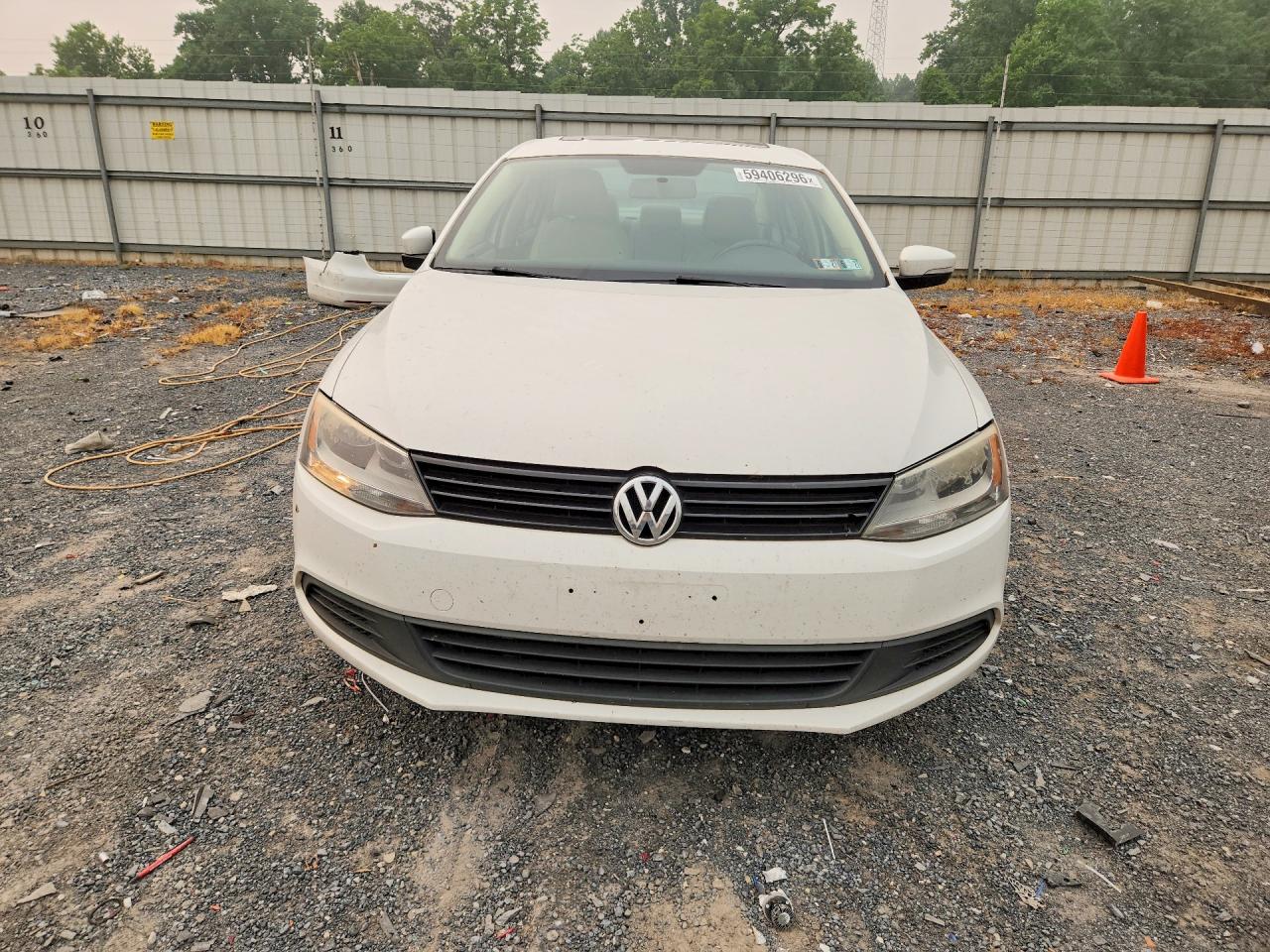 2011 Volkswagen Jetta Se White vin: 3VWDZ7AJ3BM317825