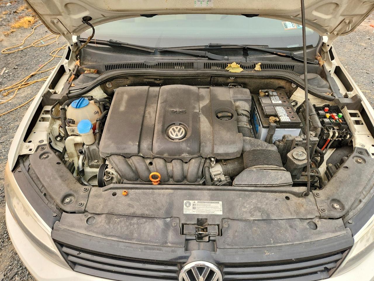2011 Volkswagen Jetta Se White vin: 3VWDZ7AJ3BM317825