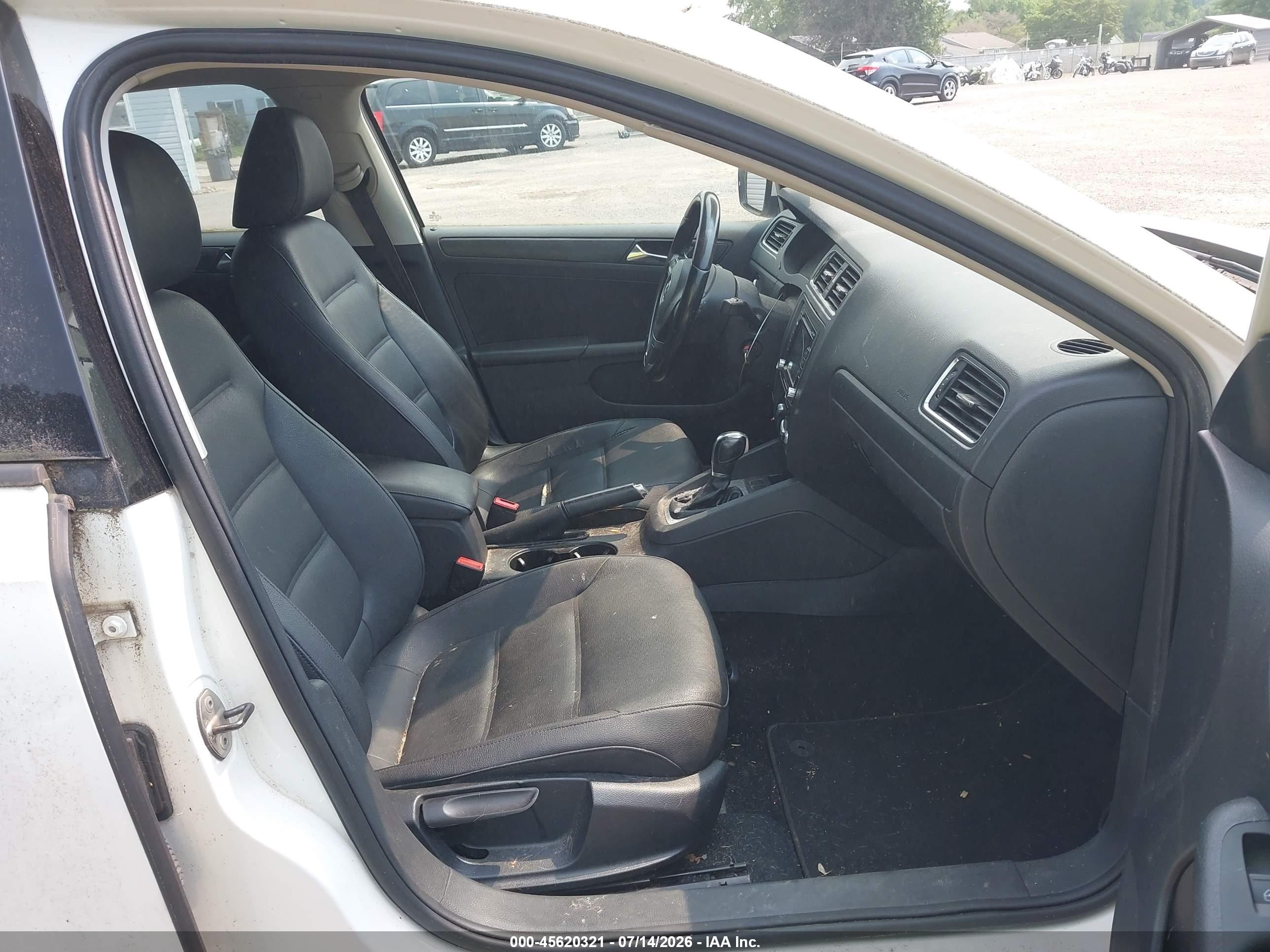2011 Volkswagen Jetta 2.5l Se White vin: 3VWDZ7AJ3BM317954