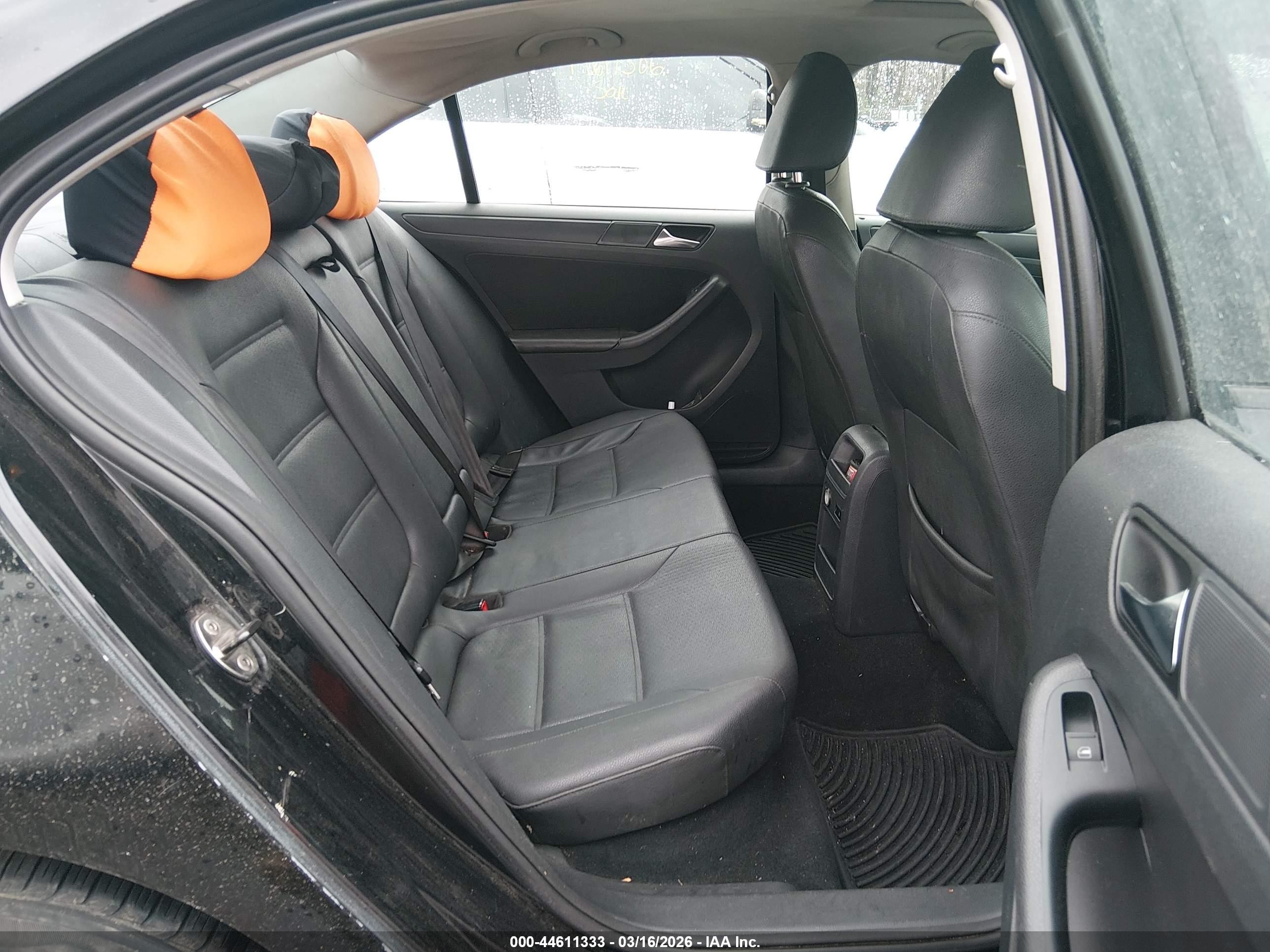 2011 Volkswagen Jetta 2.5l Se Black vin: 3VWDZ7AJ3BM319543