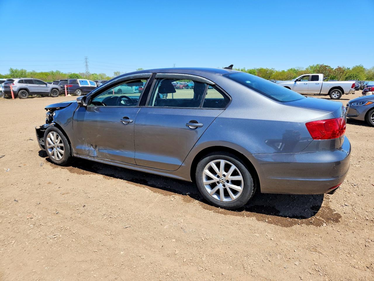 2011 Volkswagen Jetta Se Серый vin: 3VWDZ7AJ3BM362974