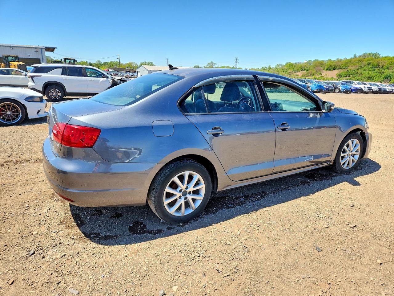 2011 Volkswagen Jetta Se Серый vin: 3VWDZ7AJ3BM362974