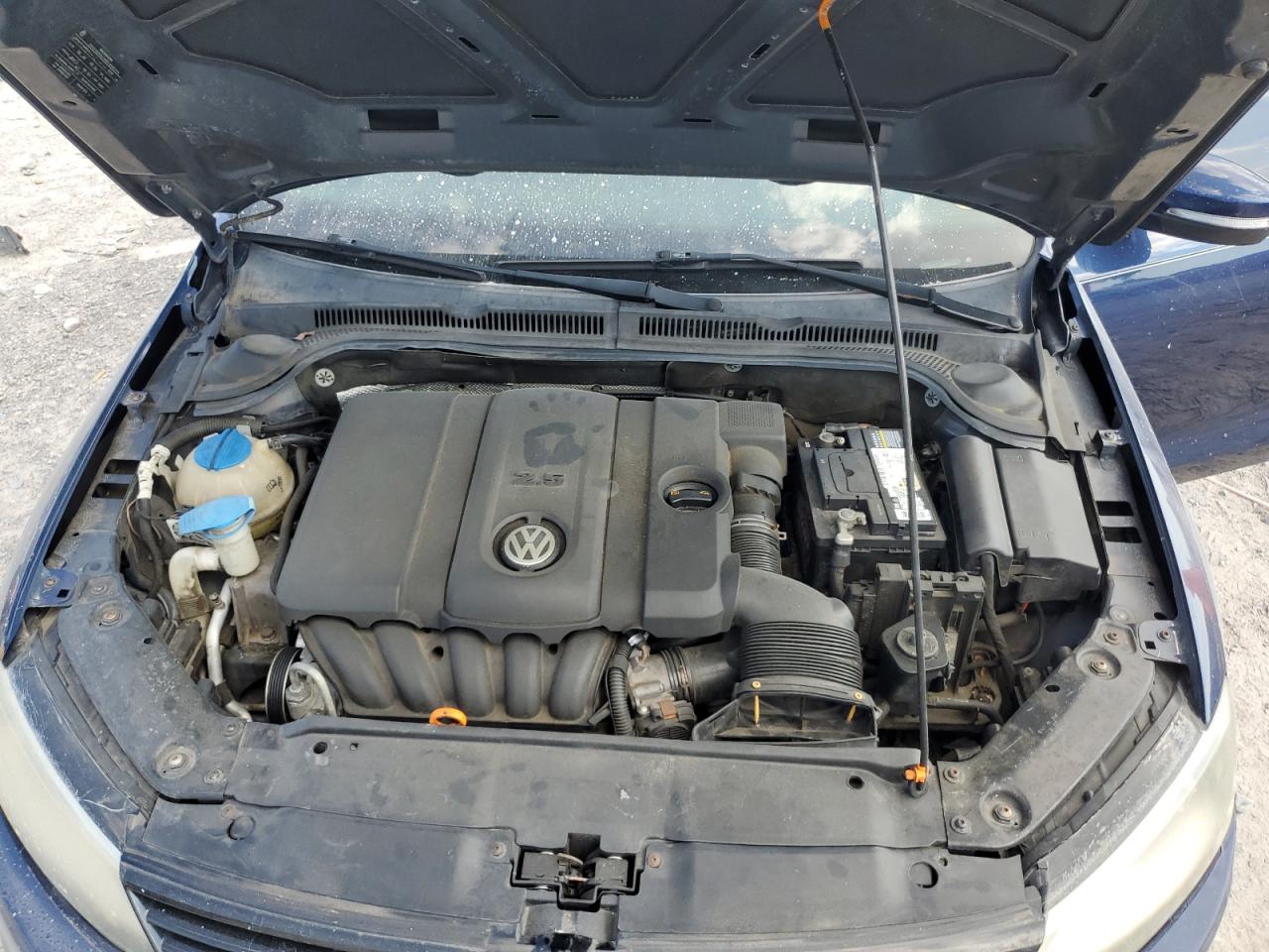 2011 Volkswagen Jetta Blue vin: 3VWDZ7AJ4BM087101