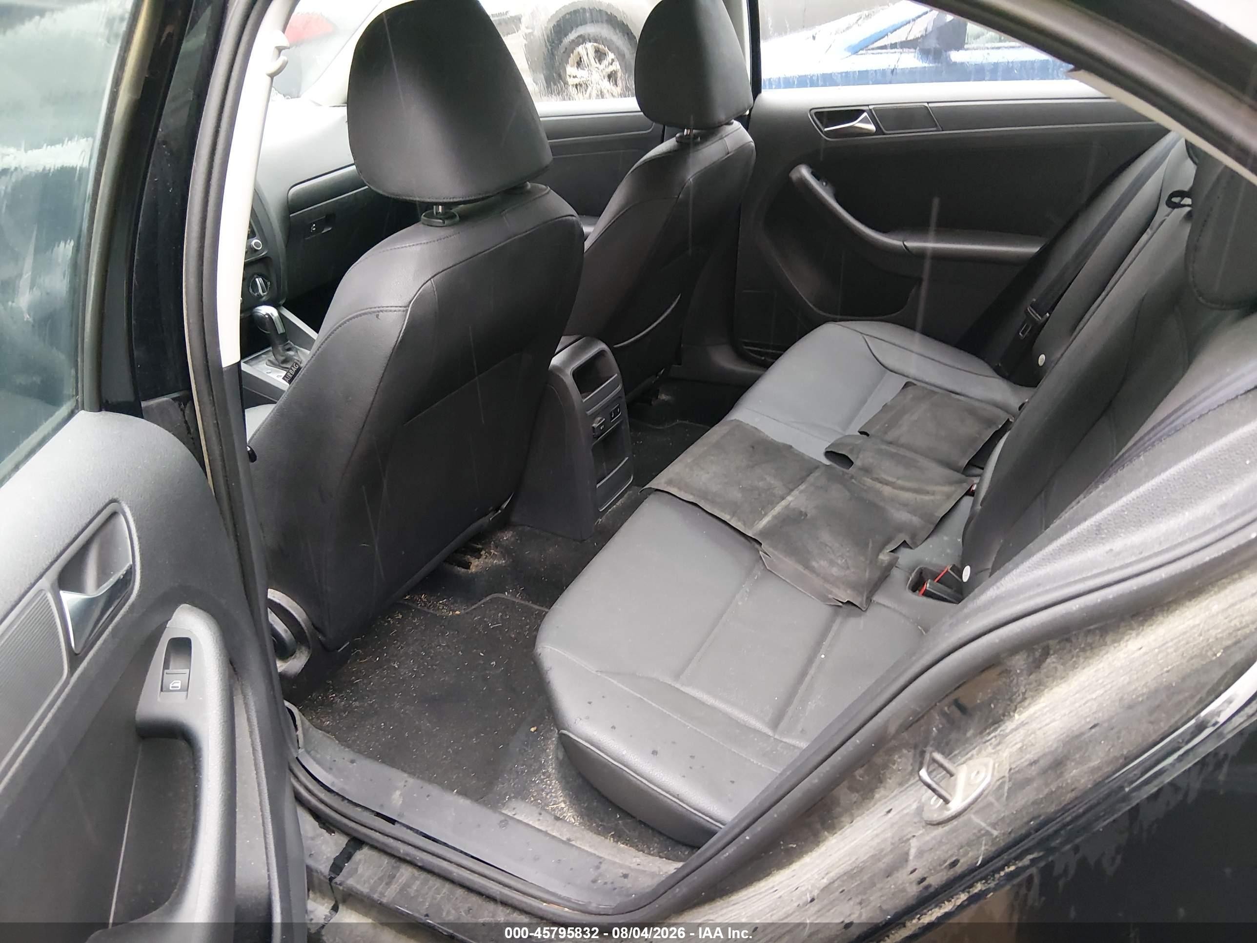 2011 Volkswagen Jetta 2.5l Se Black vin: 3VWDZ7AJ4BM308714
