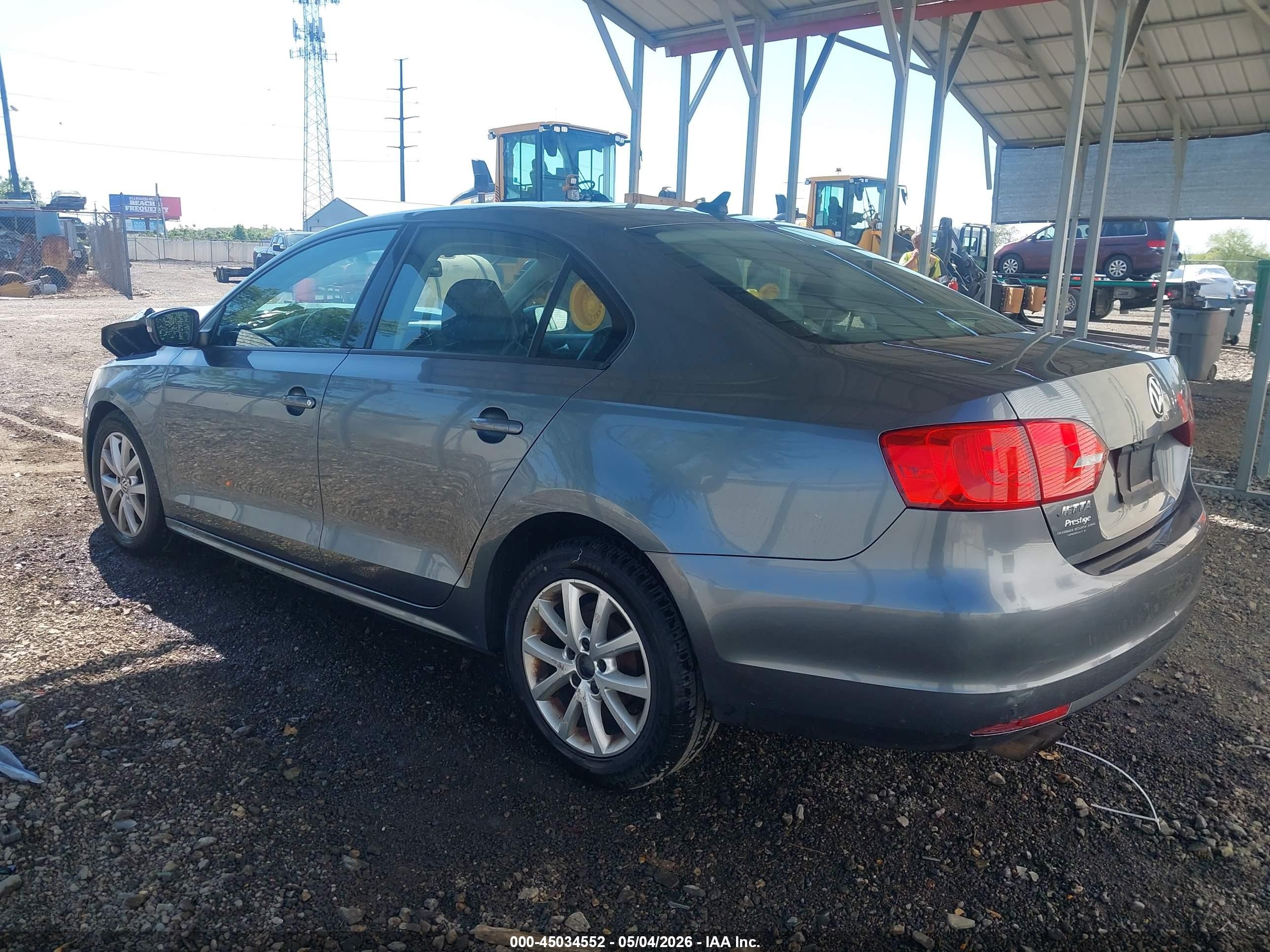 2011 Volkswagen Jetta 2.5l Se Gray vin: 3VWDZ7AJ4BM319440