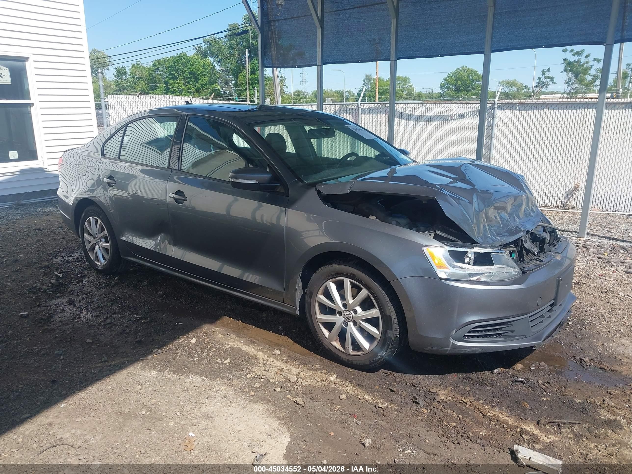 2011 Volkswagen Jetta 2.5l Se Gray vin: 3VWDZ7AJ4BM319440