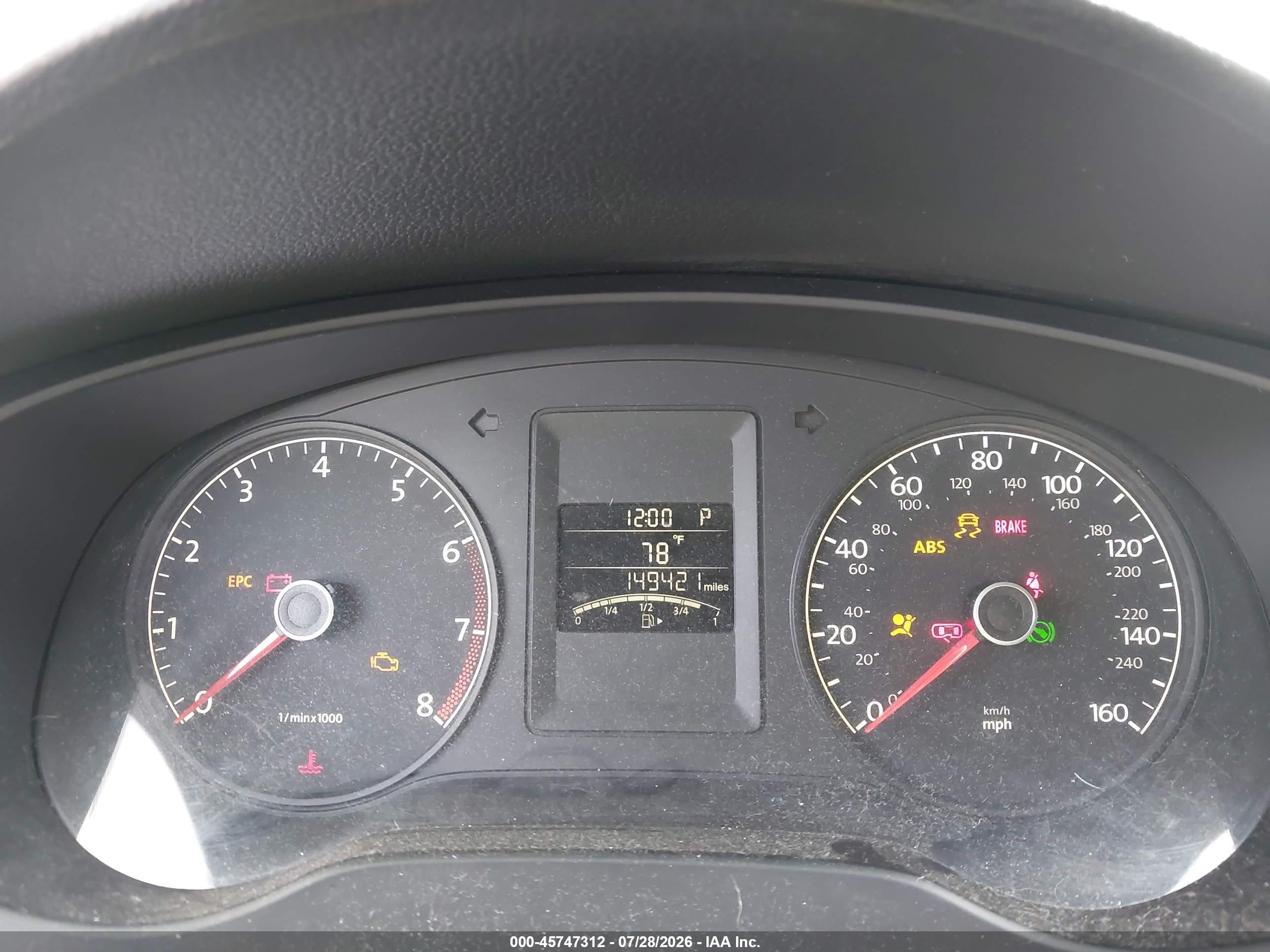 2011 Volkswagen Jetta 2.5l Se Silver vin: 3VWDZ7AJ4BM346878