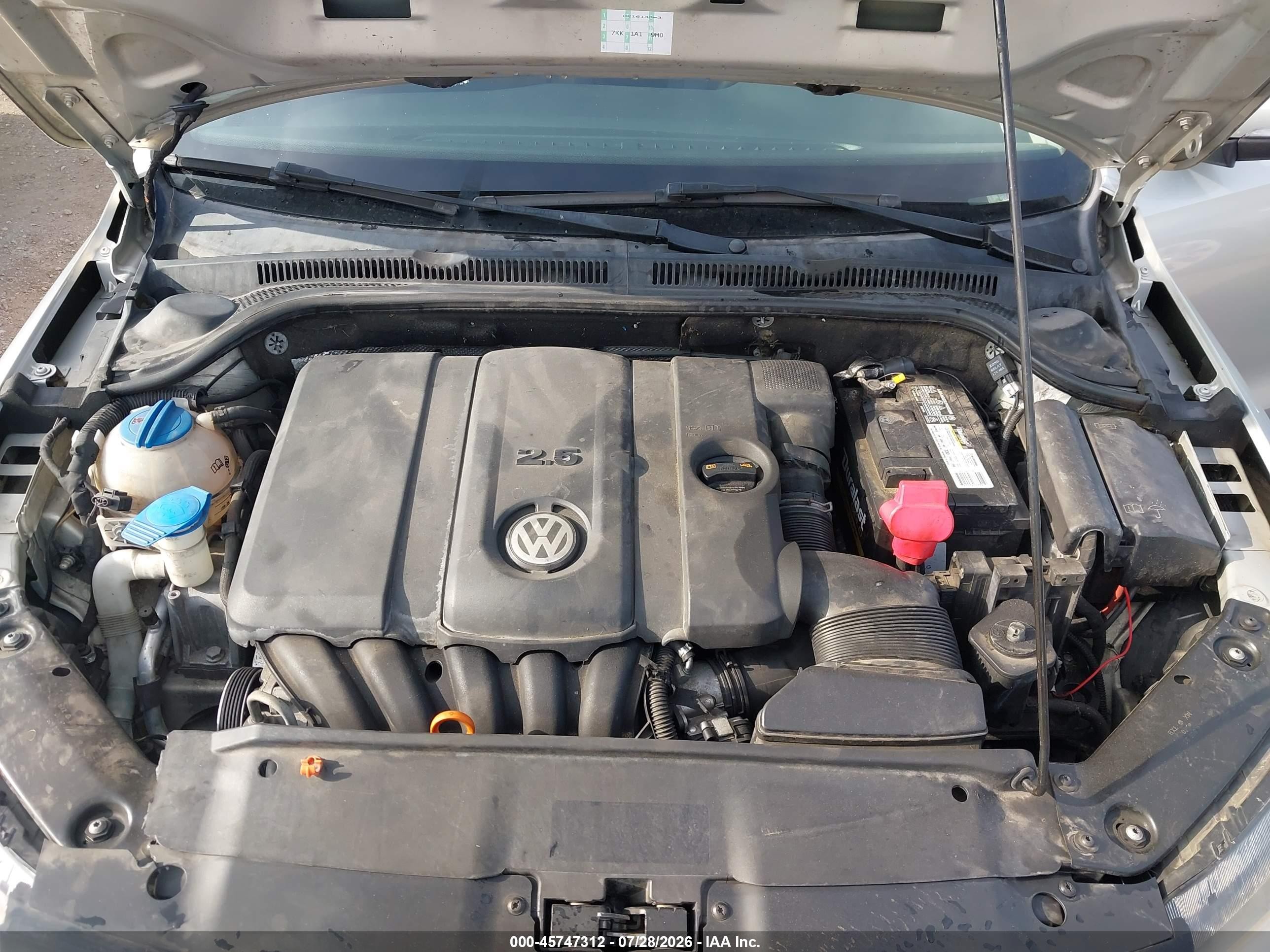 2011 Volkswagen Jetta 2.5l Se Silver vin: 3VWDZ7AJ4BM346878