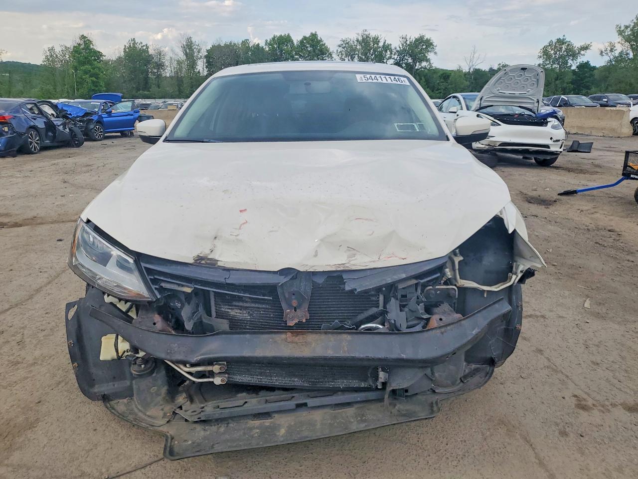 2011 Volkswagen Jetta Se Белый vin: 3VWDZ7AJ4BM384045