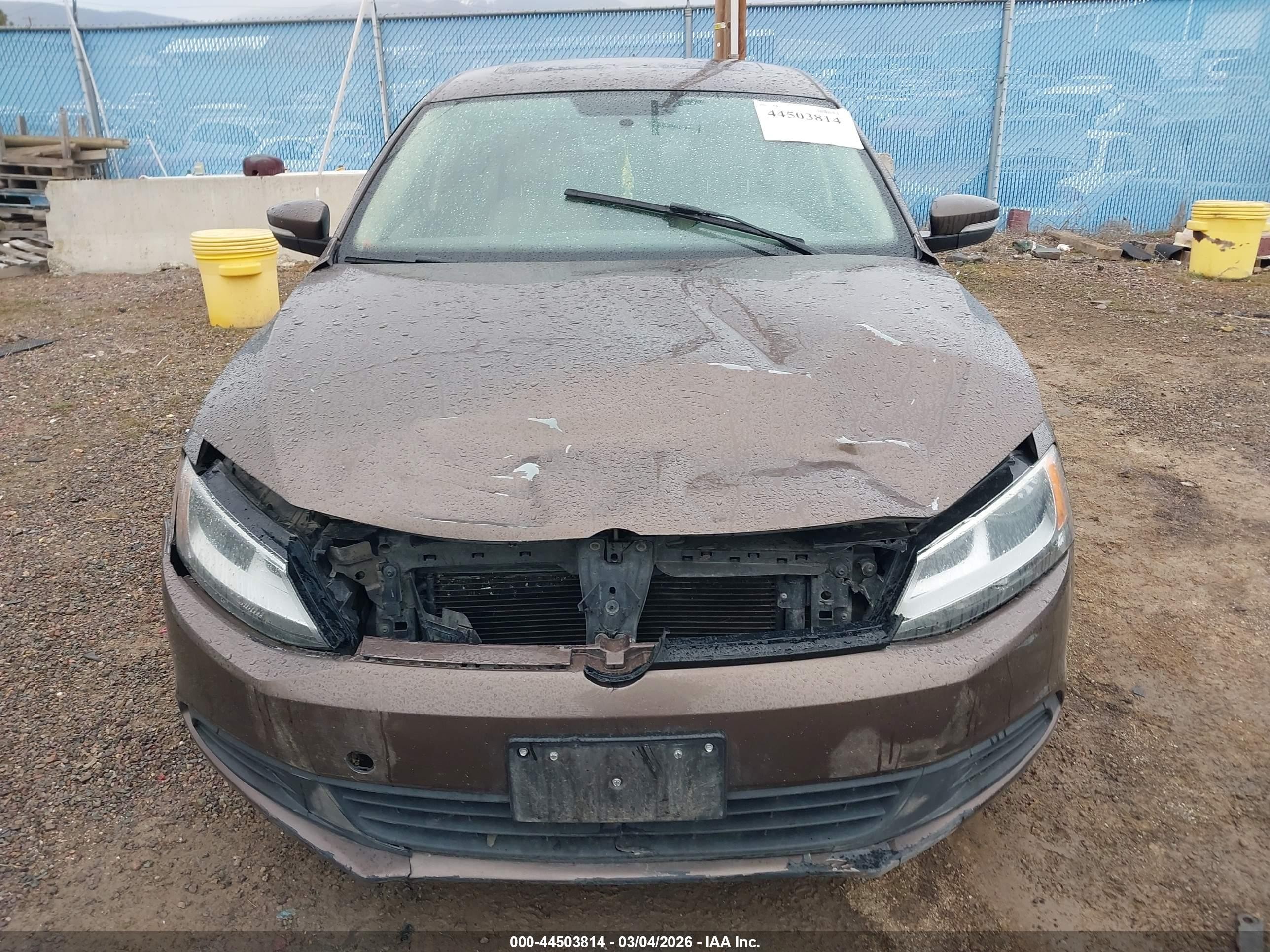 2011 Volkswagen Jetta 2.5l Se Brown vin: 3VWDZ7AJ4BM385373