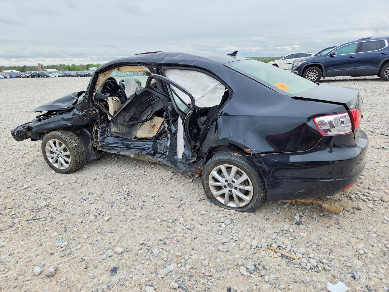 2011 Volkswagen Jetta Se Черный vin: 3VWDZ7AJ4BM397541