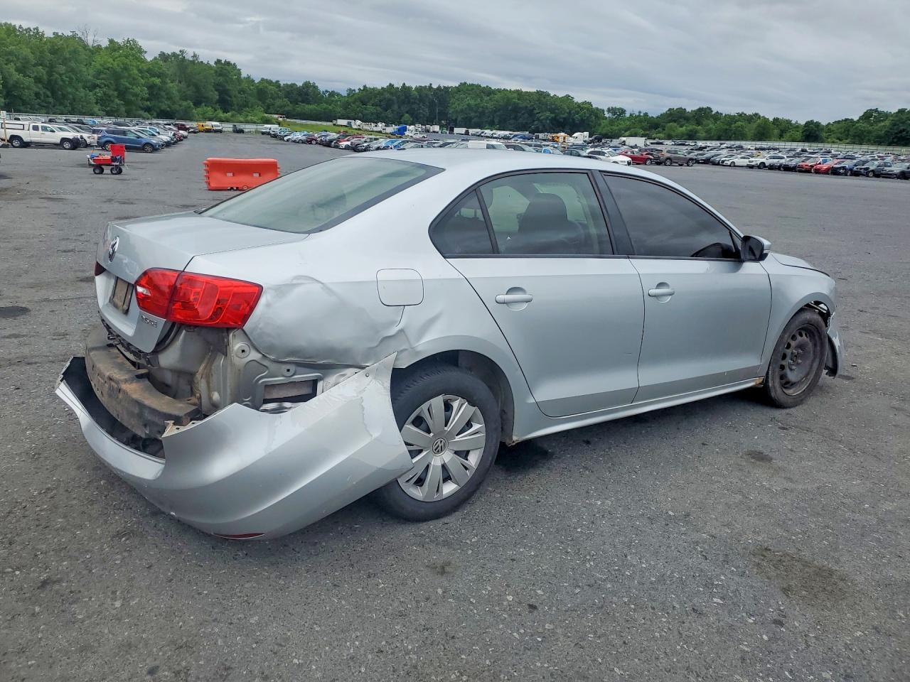 2011 Volkswagen Jetta Se Silver vin: 3VWDZ7AJ5BM301299