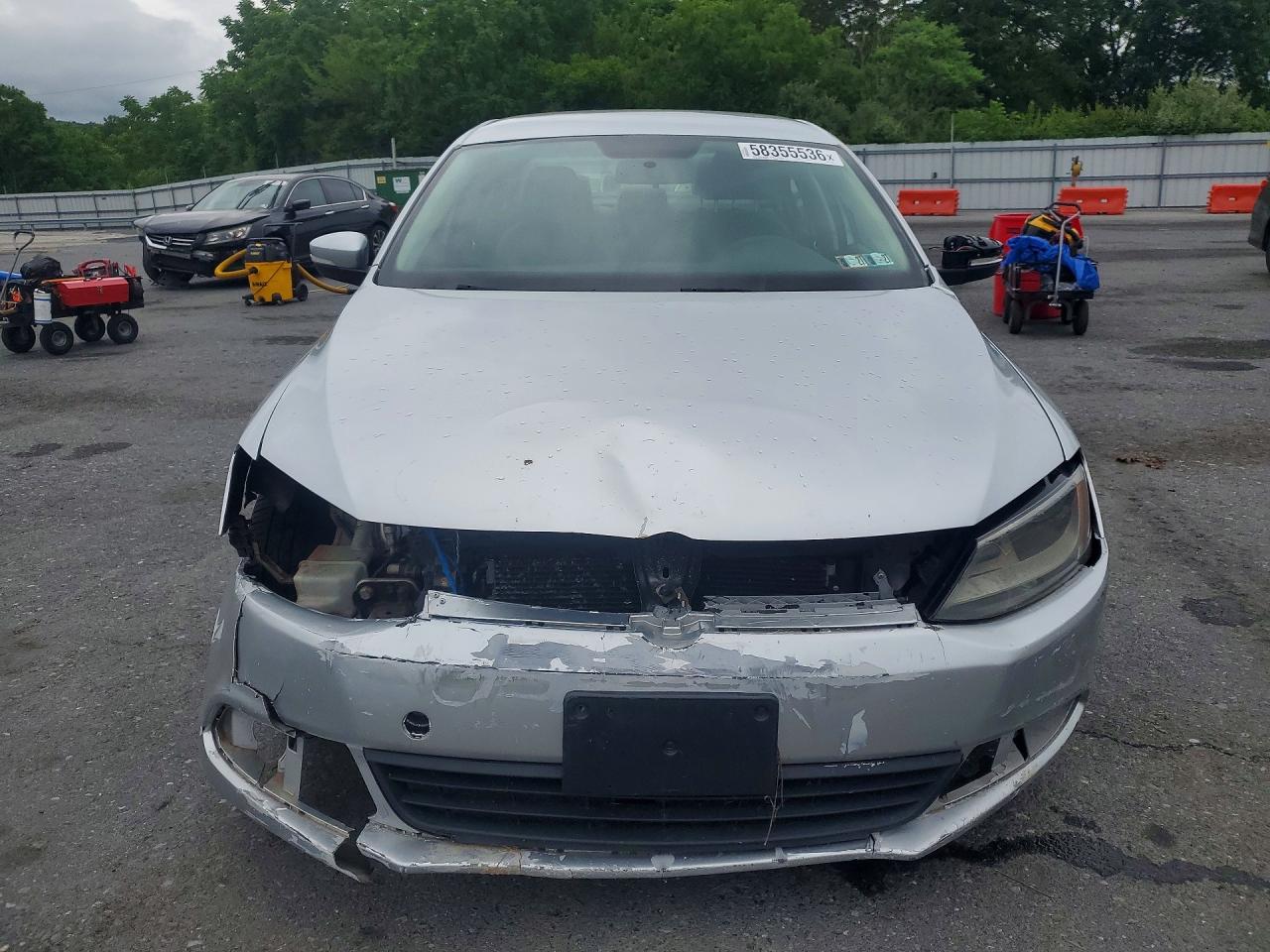 2011 Volkswagen Jetta Se Silver vin: 3VWDZ7AJ5BM301299