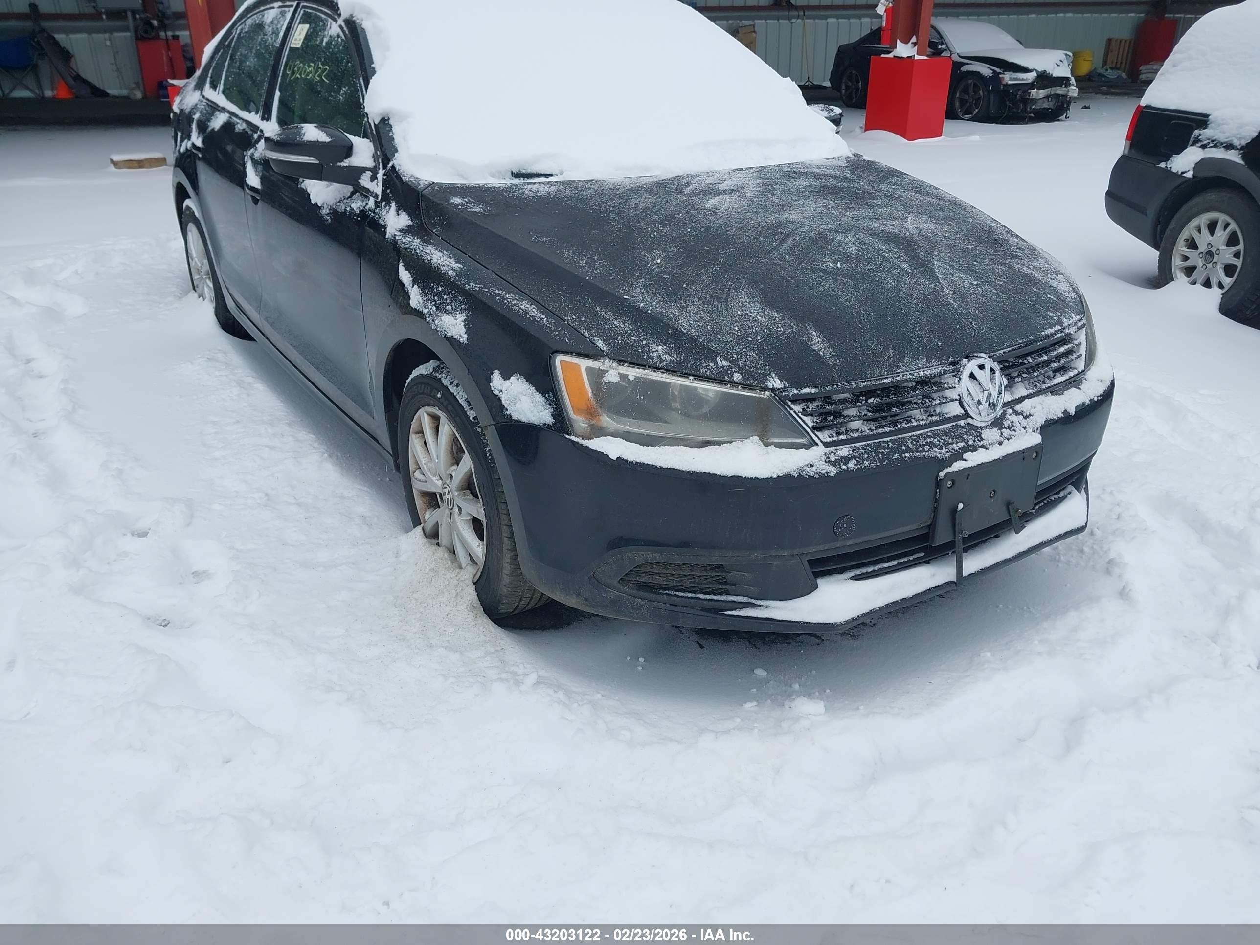 2011 Volkswagen Jetta 2.5l Se Черный vin: 3VWDZ7AJ5BM304400
