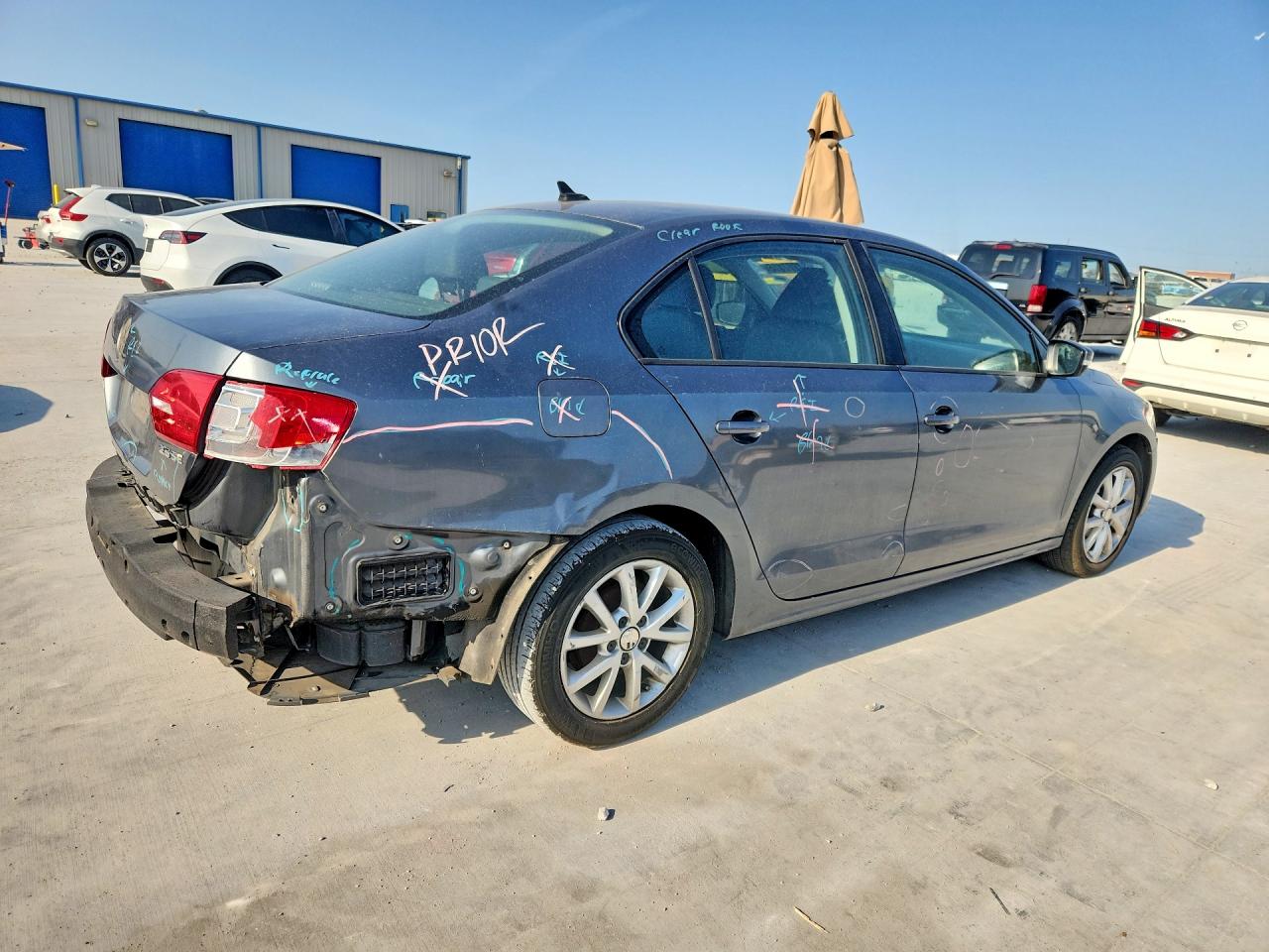 2011 Volkswagen Jetta Se Gray vin: 3VWDZ7AJ5BM315638