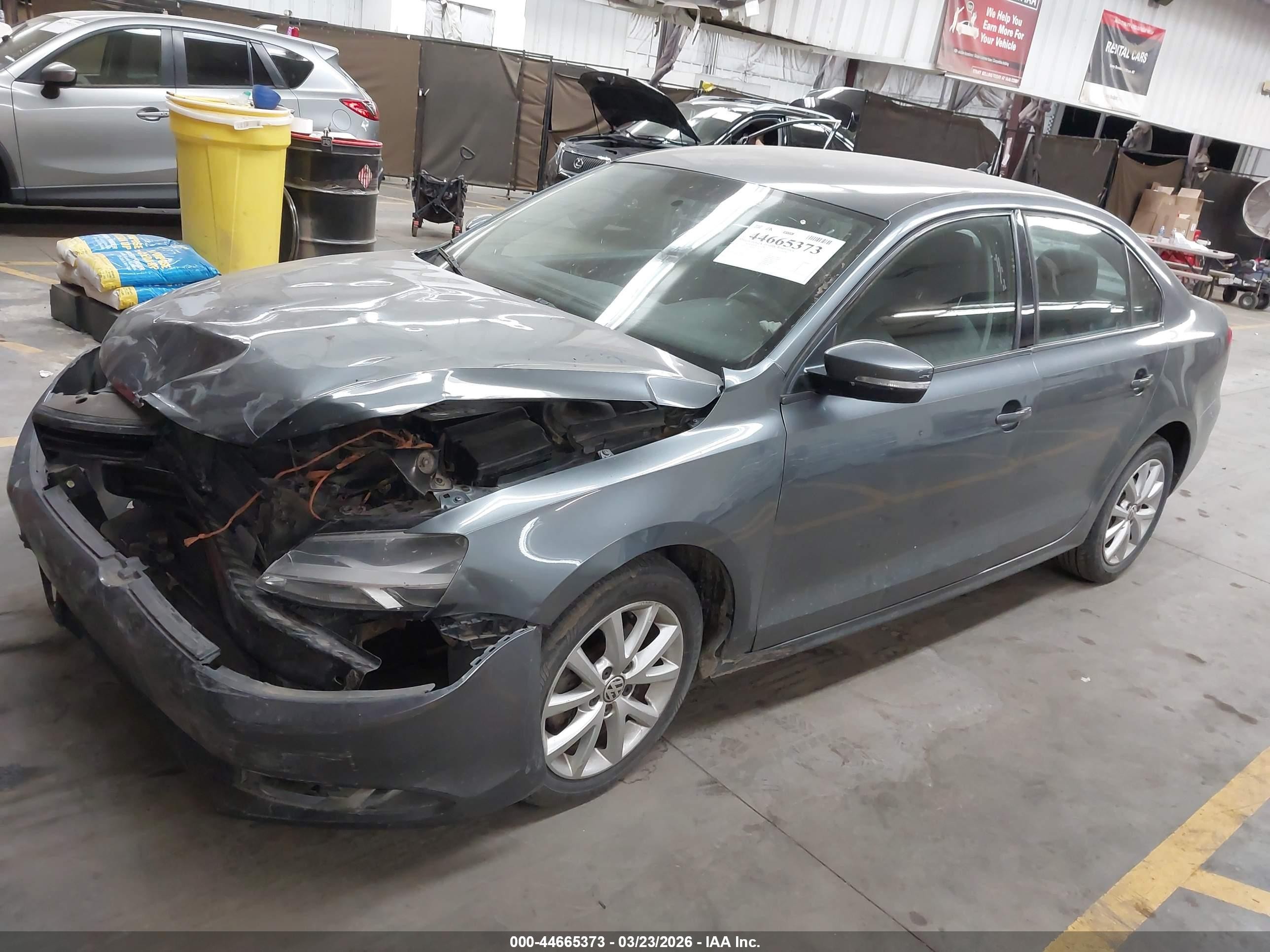 2011 Volkswagen Jetta 2.5l Se Gray vin: 3VWDZ7AJ5BM317597