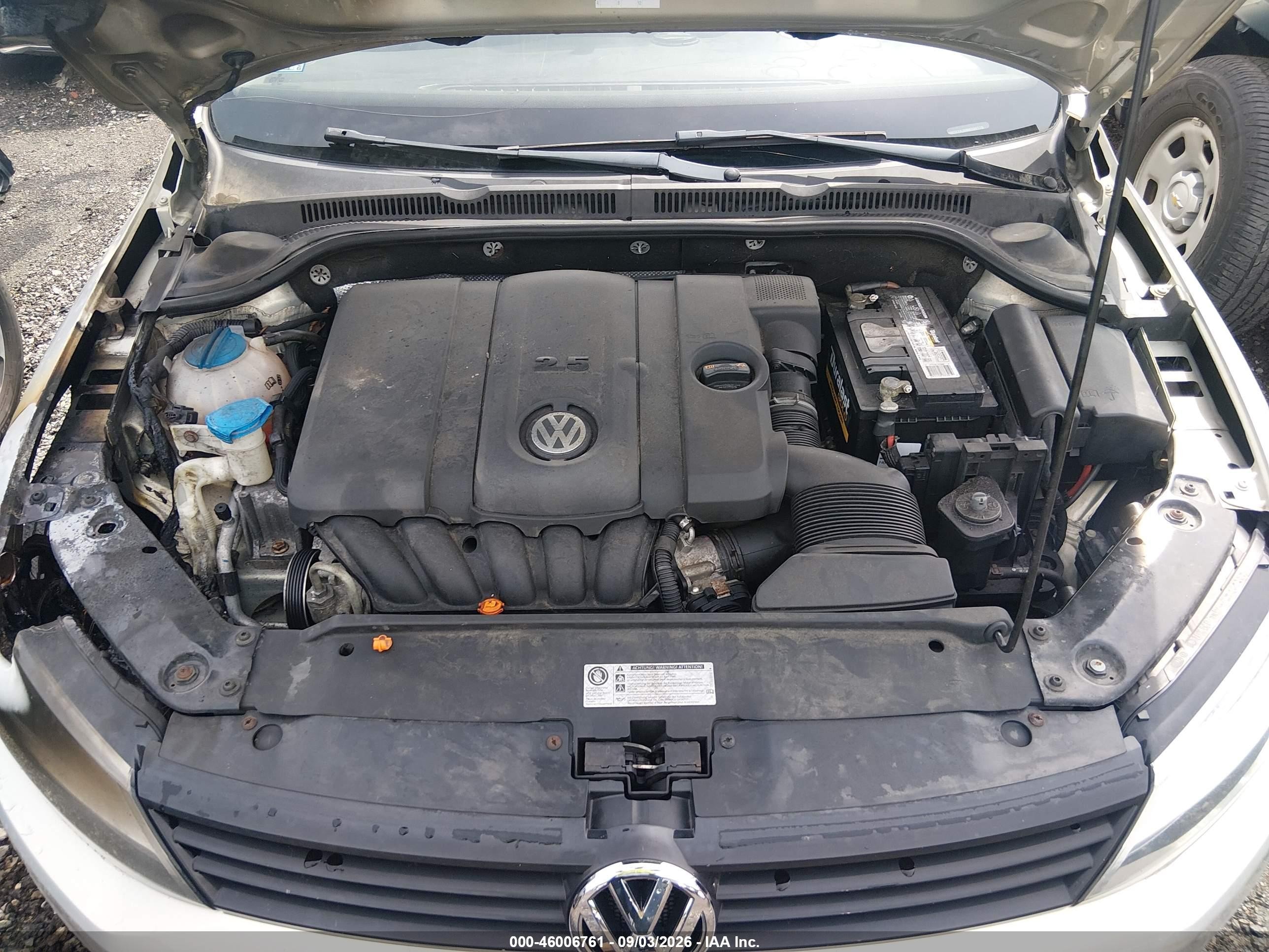 2011 Volkswagen Jetta 2.5l Se Silver vin: 3VWDZ7AJ5BM320175