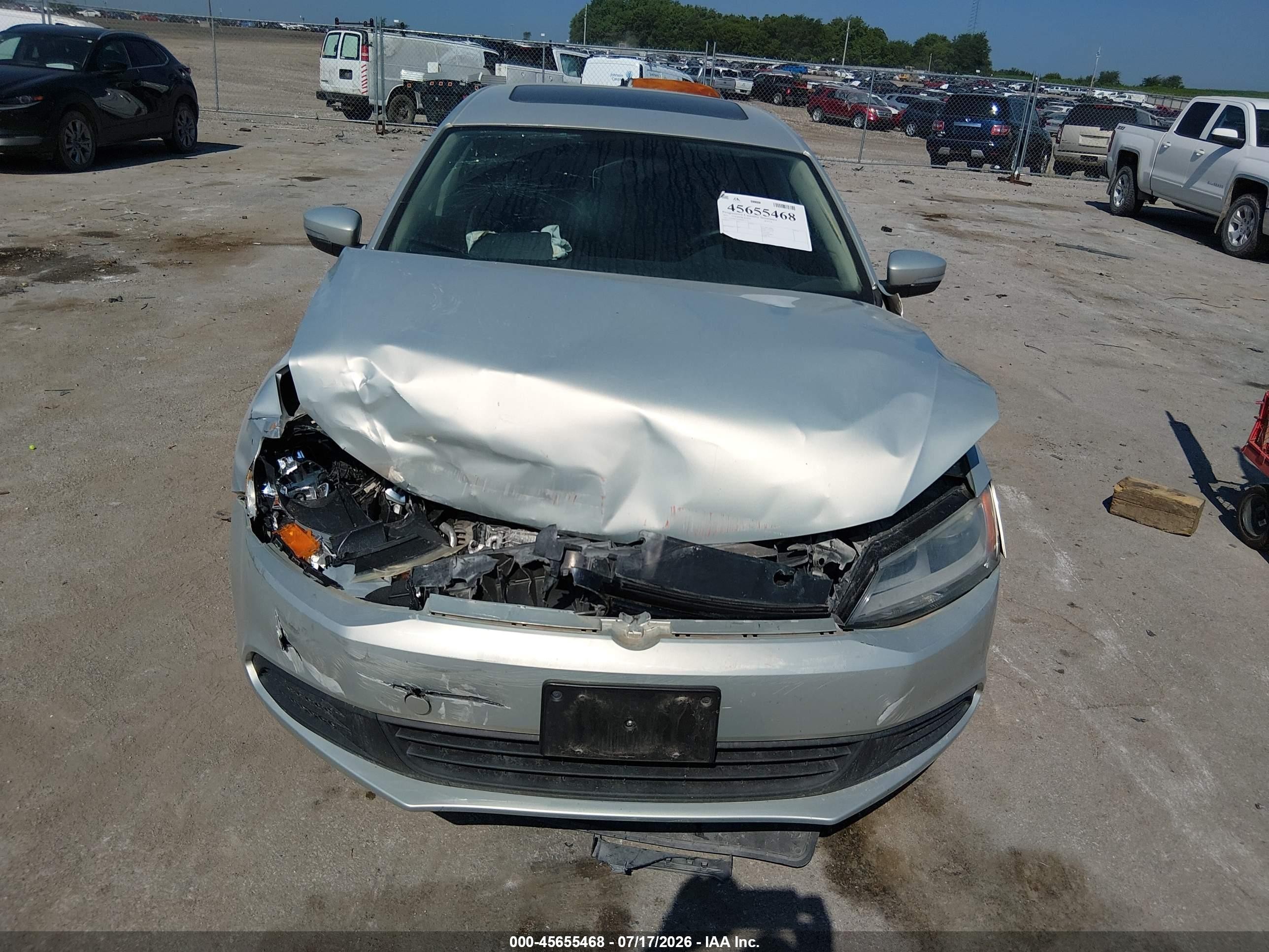 2011 Volkswagen Jetta 2.5l Se Silver vin: 3VWDZ7AJ5BM321732