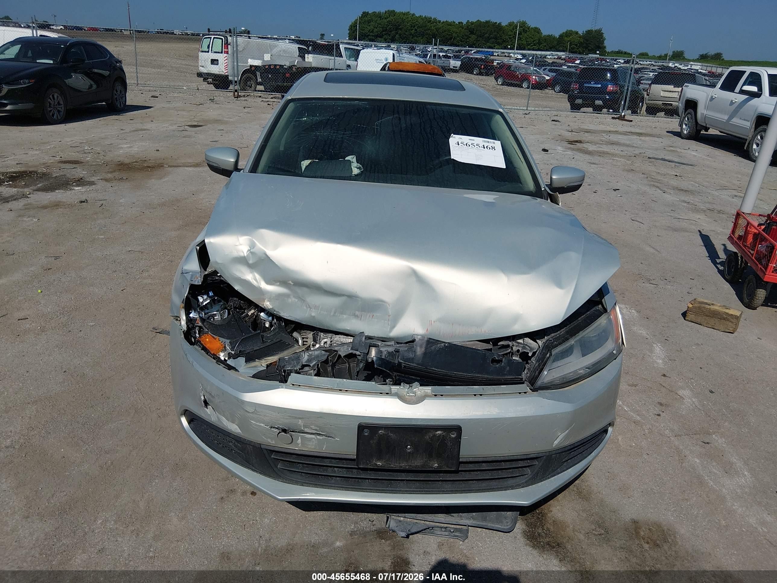 2011 Volkswagen Jetta 2.5l Se Silver vin: 3VWDZ7AJ5BM321732