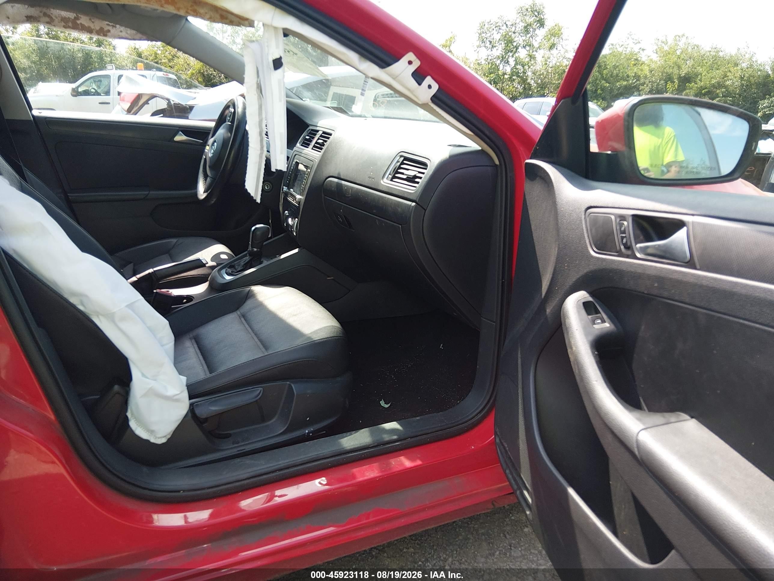 2011 Volkswagen Jetta 2.5l Se Красный vin: 3VWDZ7AJ5BM388752