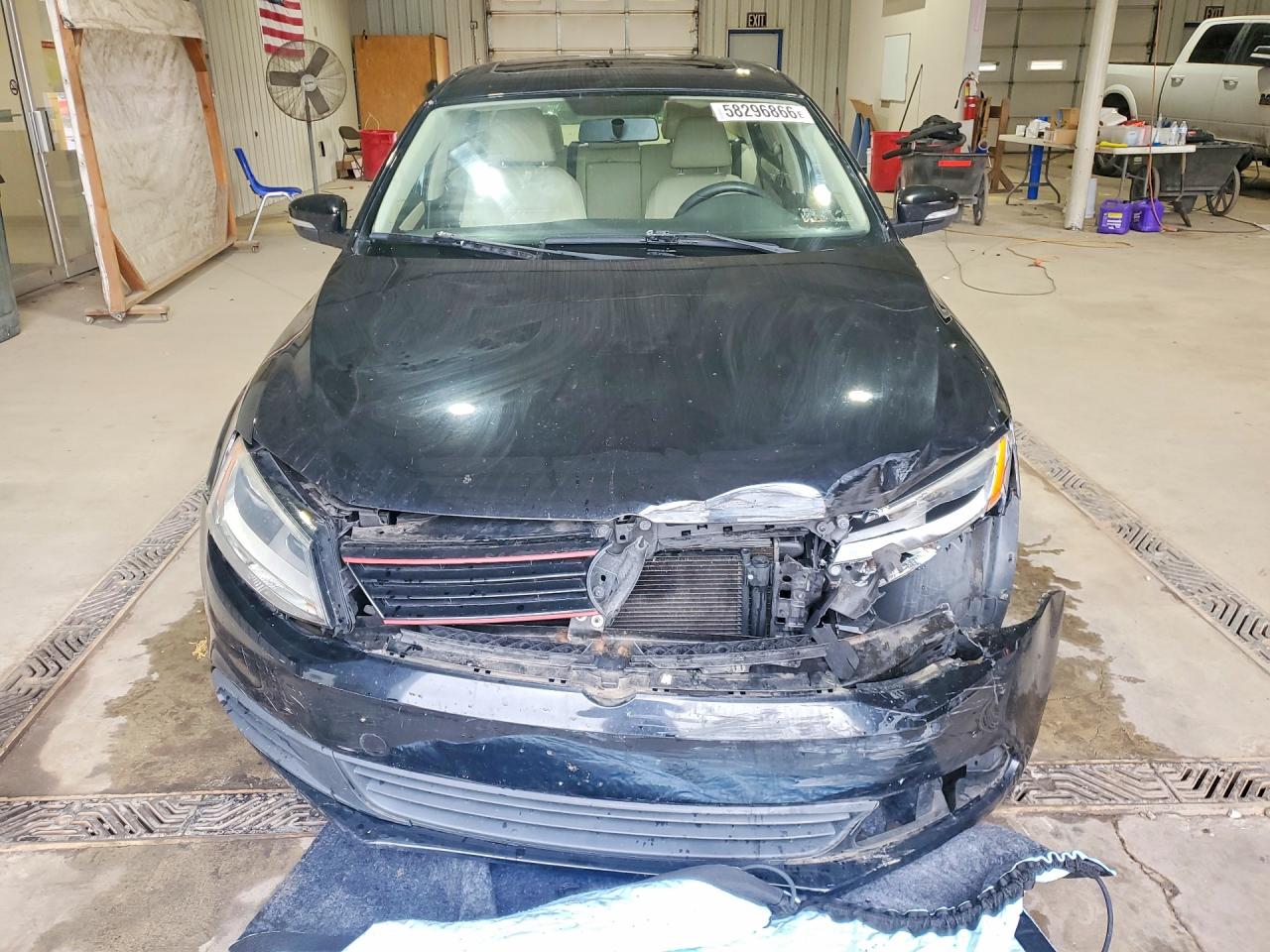 2011 Volkswagen Jetta Se Black vin: 3VWDZ7AJ6BM080134