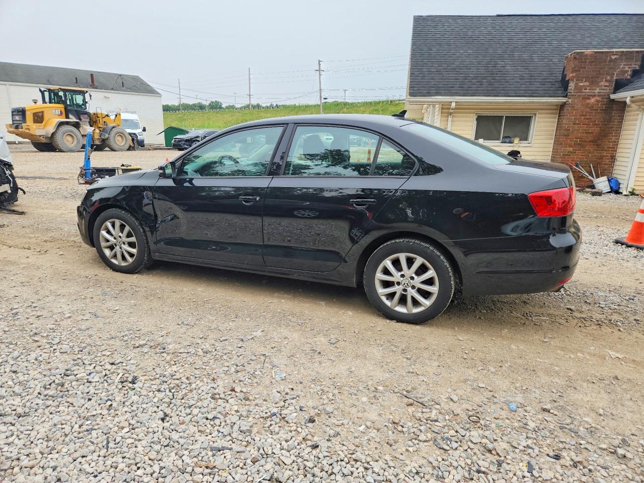 2011 Volkswagen Jetta Se Черный vin: 3VWDZ7AJ6BM084491