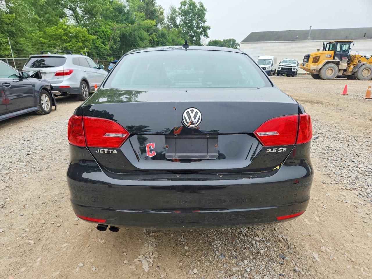 2011 Volkswagen Jetta Se Черный vin: 3VWDZ7AJ6BM084491