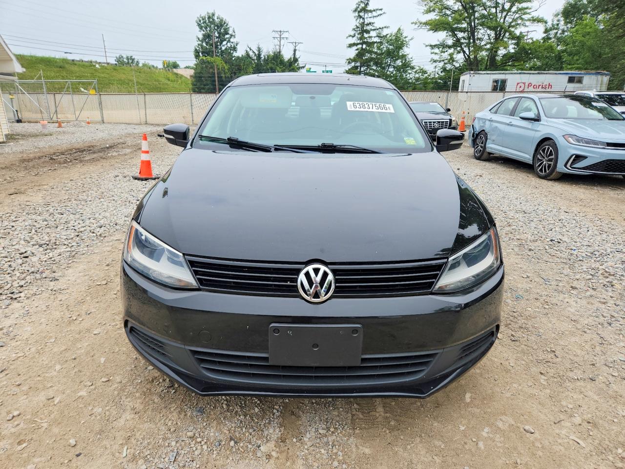 2011 Volkswagen Jetta Se Черный vin: 3VWDZ7AJ6BM084491