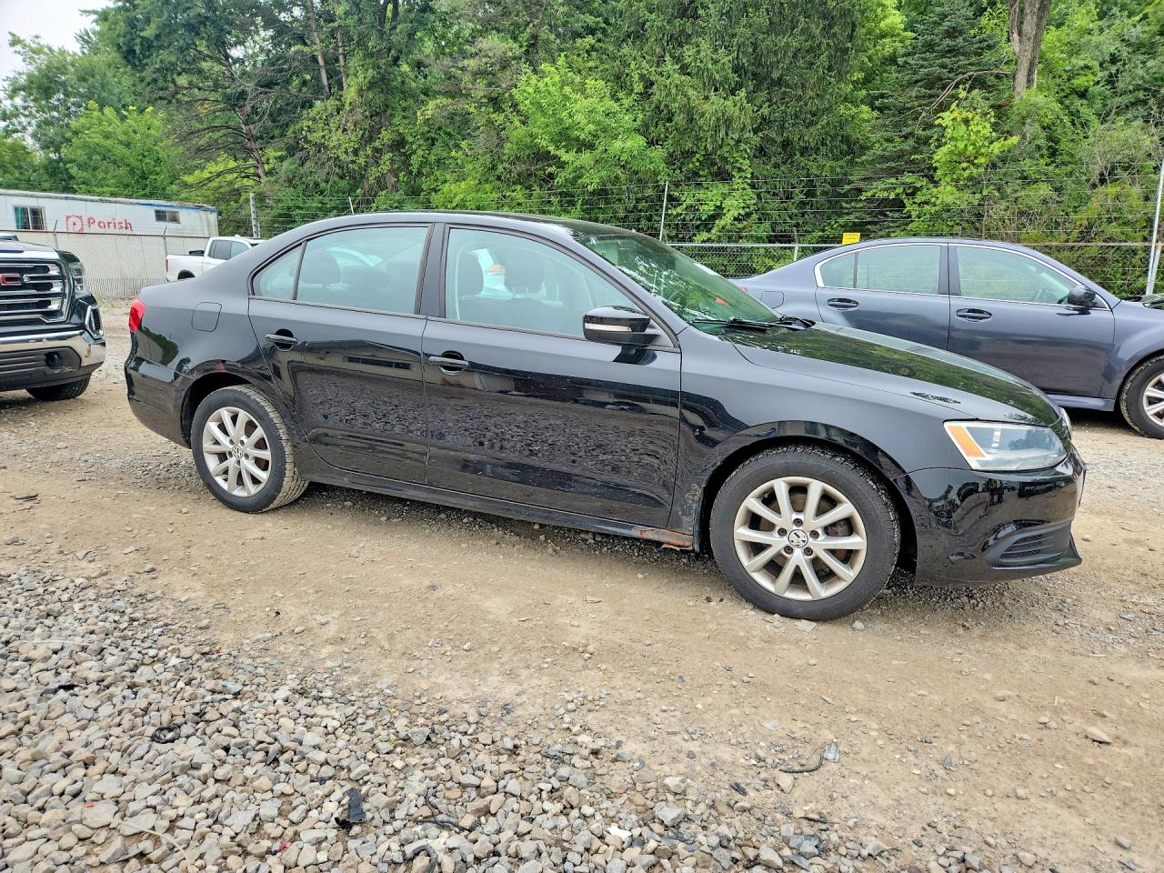 2011 Volkswagen Jetta Se Черный vin: 3VWDZ7AJ6BM084491