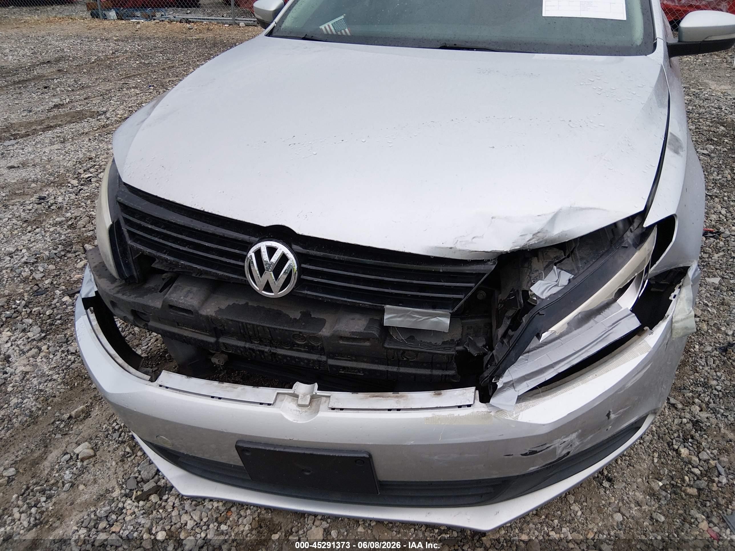 2011 Volkswagen Jetta 2.5l Se Silver vin: 3VWDZ7AJ6BM303532