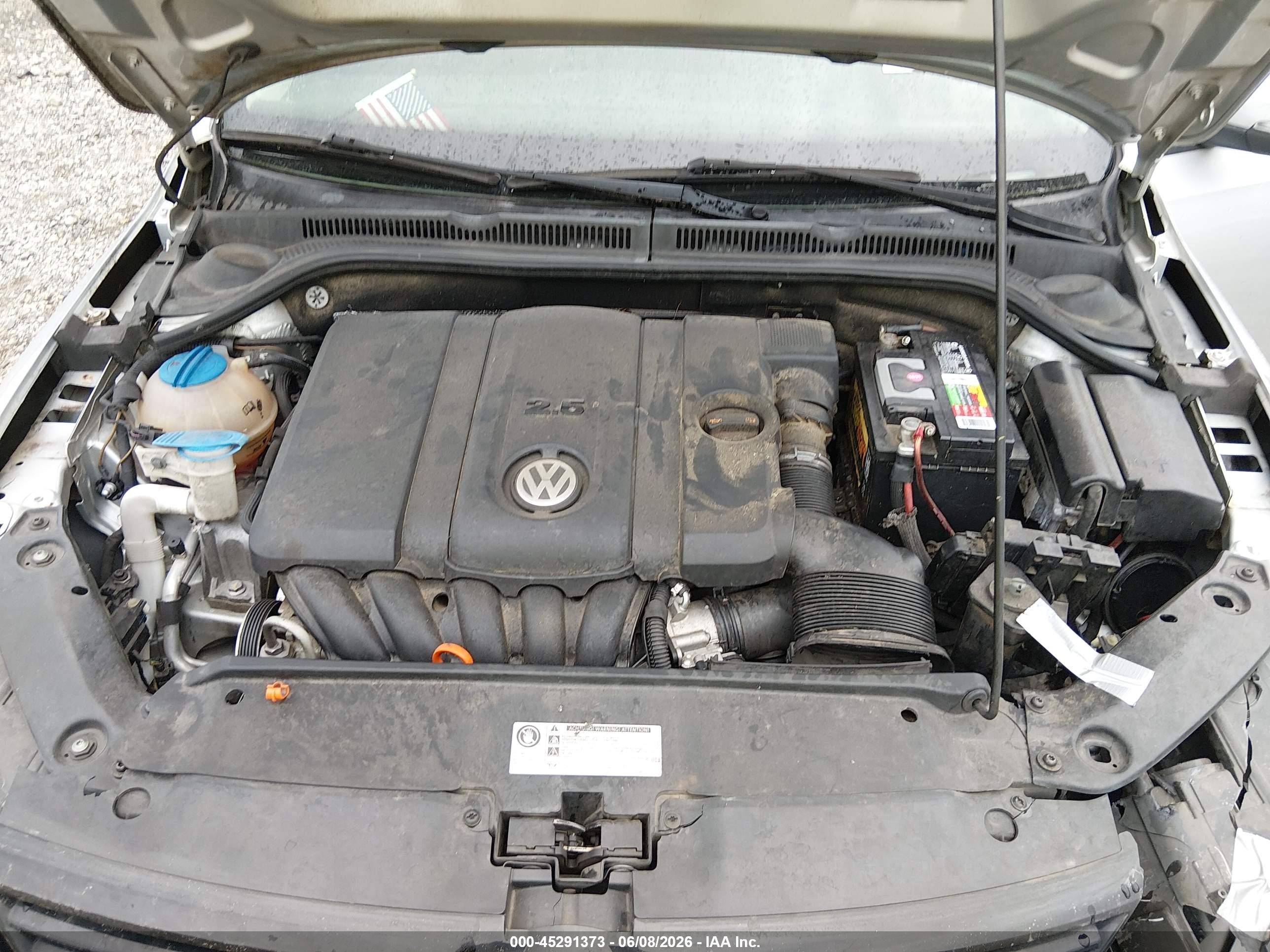 2011 Volkswagen Jetta 2.5l Se Silver vin: 3VWDZ7AJ6BM303532