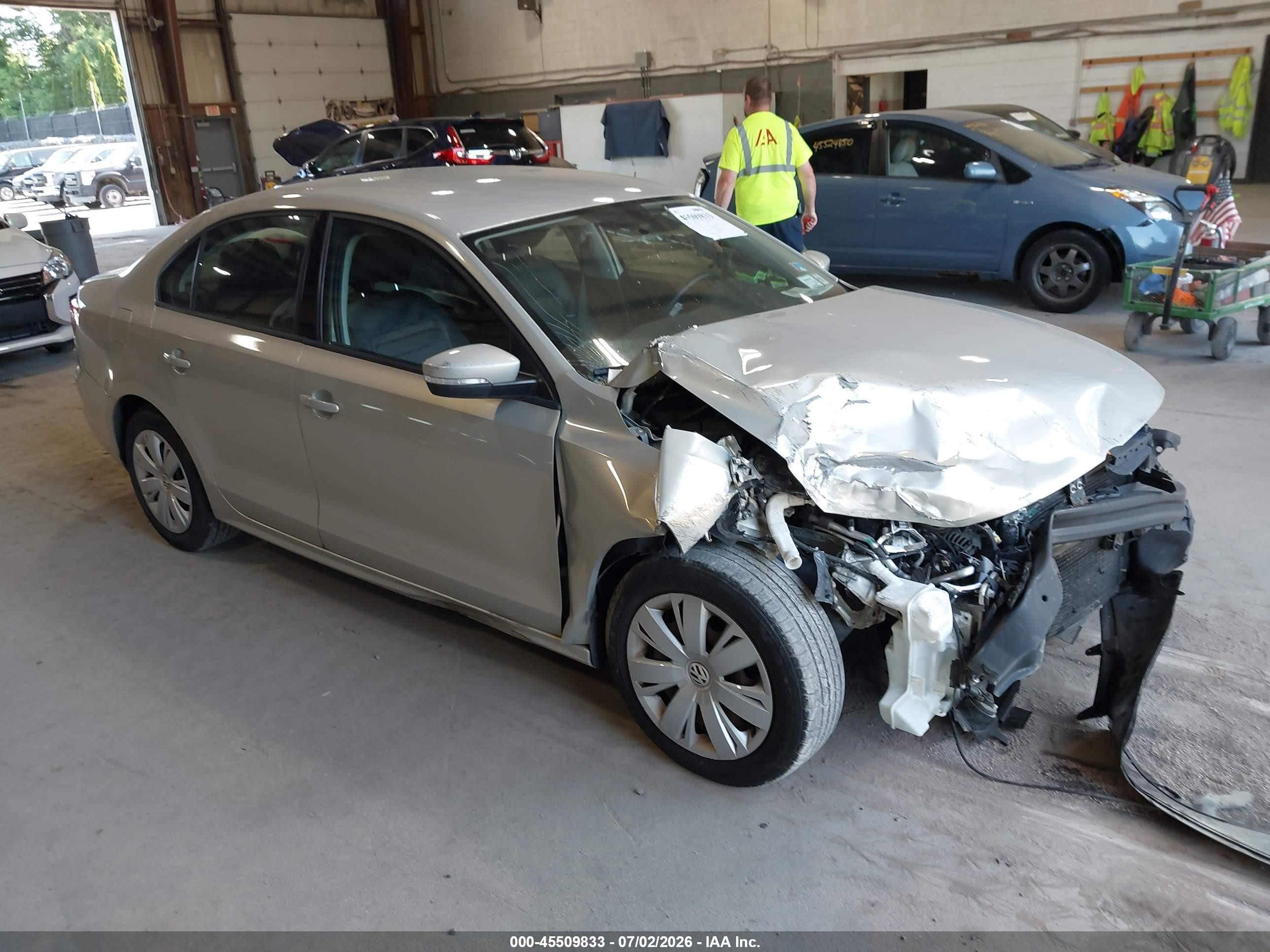 2011 Volkswagen Jetta 2.5l Se Silver vin: 3VWDZ7AJ6BM305765