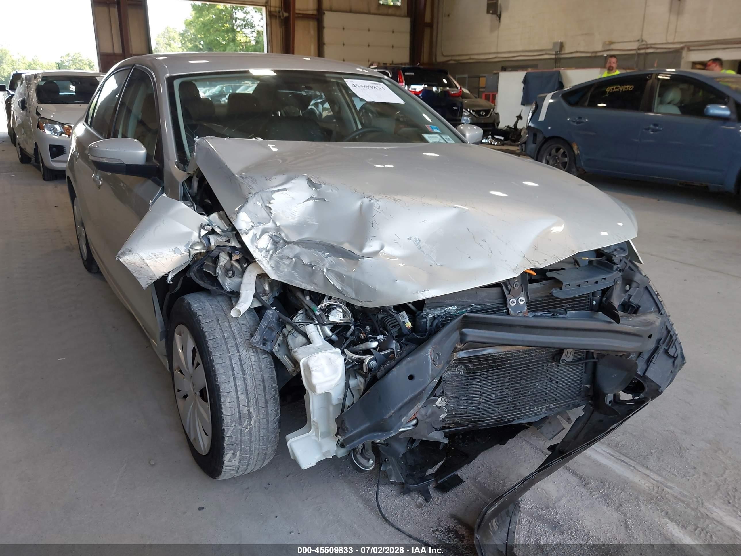 2011 Volkswagen Jetta 2.5l Se Silver vin: 3VWDZ7AJ6BM305765