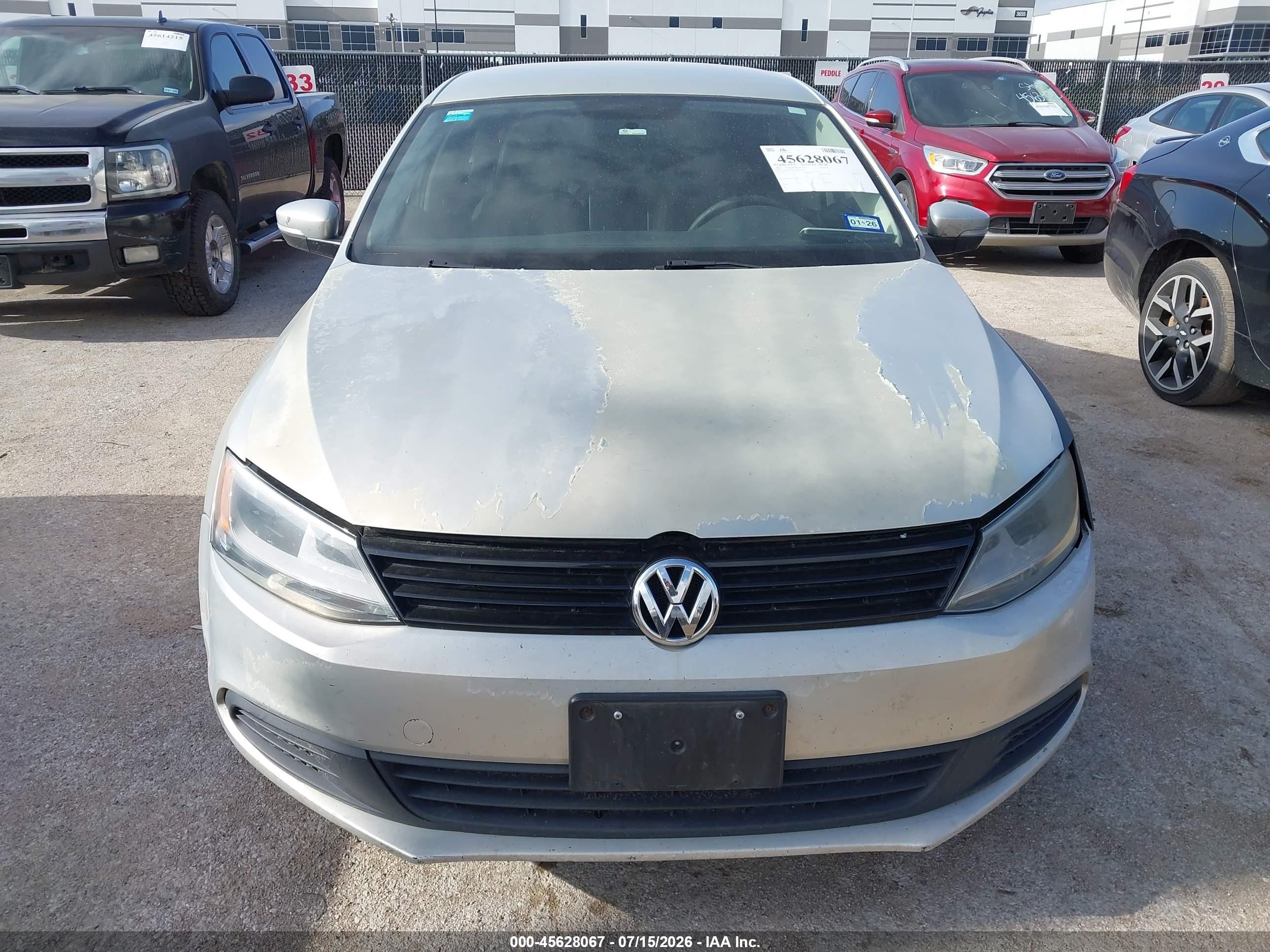 2011 Volkswagen Jetta 2.5l Se Silver vin: 3VWDZ7AJ6BM311985