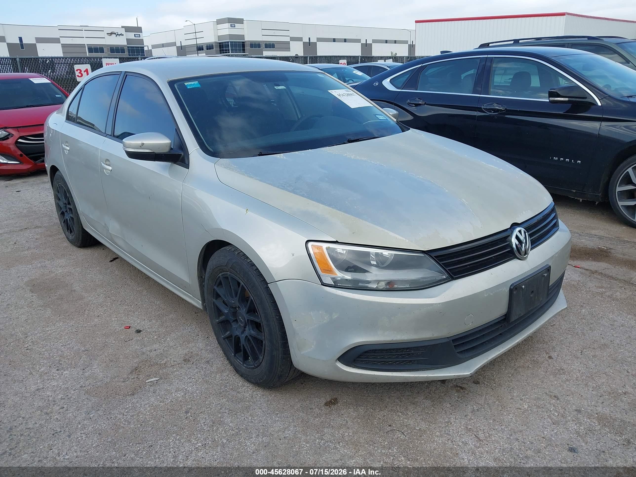 2011 Volkswagen Jetta 2.5l Se Silver vin: 3VWDZ7AJ6BM311985