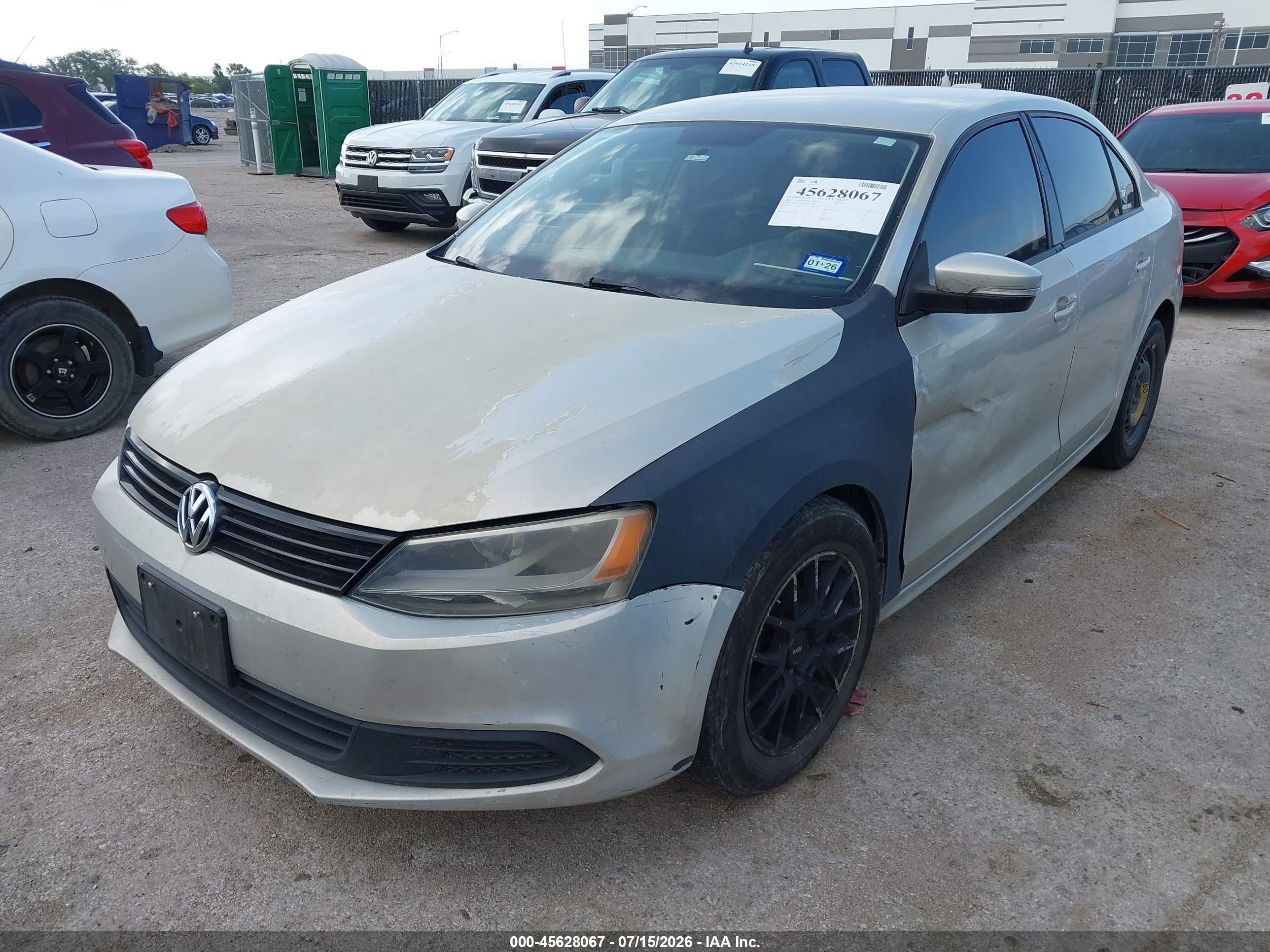 2011 Volkswagen Jetta 2.5l Se Silver vin: 3VWDZ7AJ6BM311985