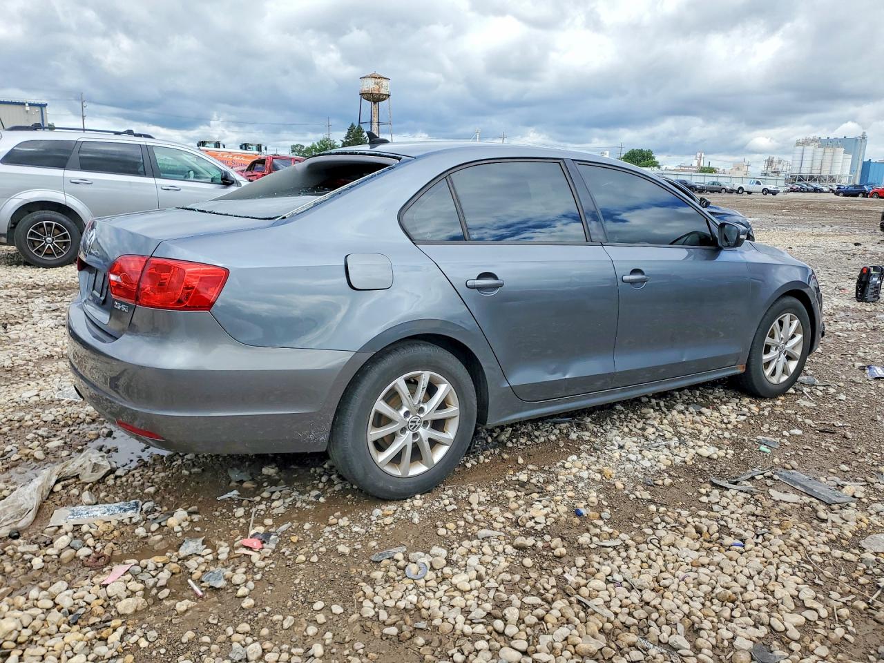 2011 Volkswagen Jetta Se Серый vin: 3VWDZ7AJ6BM336630