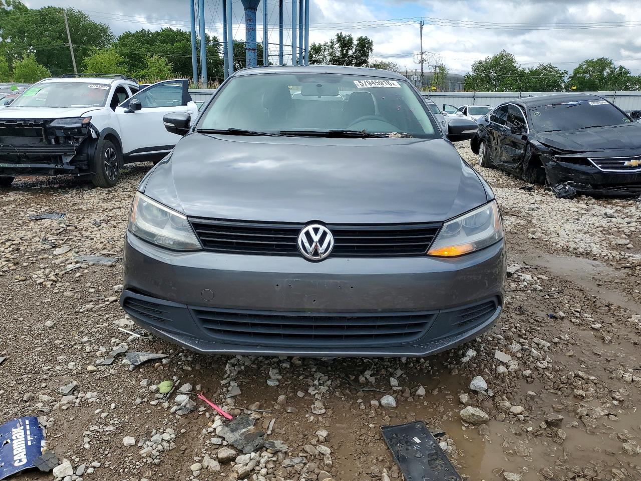 2011 Volkswagen Jetta Se Серый vin: 3VWDZ7AJ6BM336630