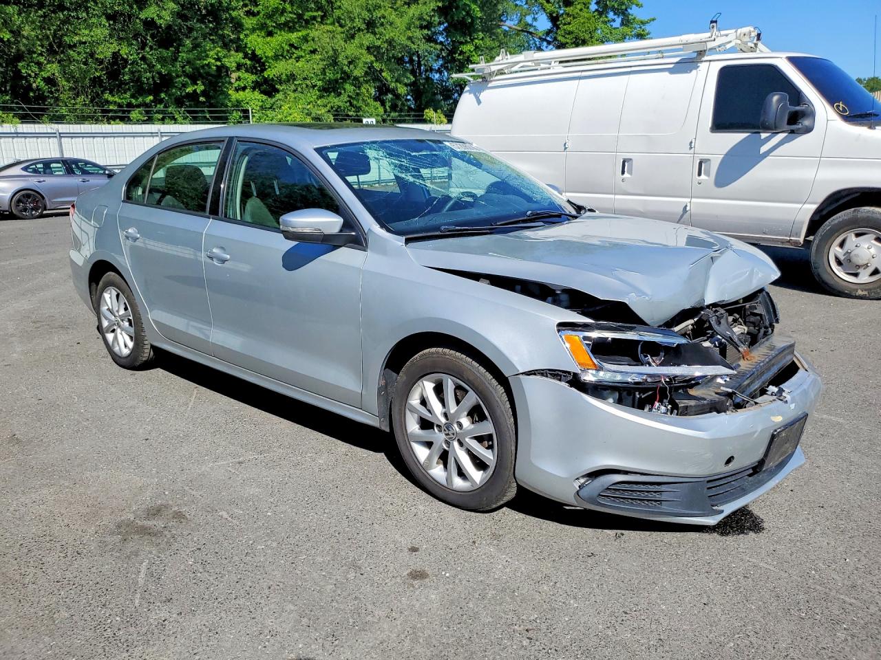 2011 Volkswagen Jetta Se Silver vin: 3VWDZ7AJ6BM349989