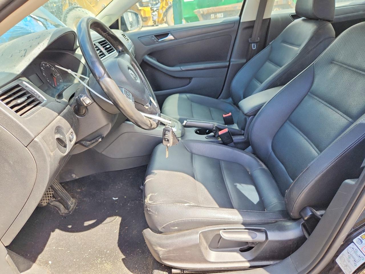 2011 Volkswagen Jetta Se Black vin: 3VWDZ7AJ6BM358398