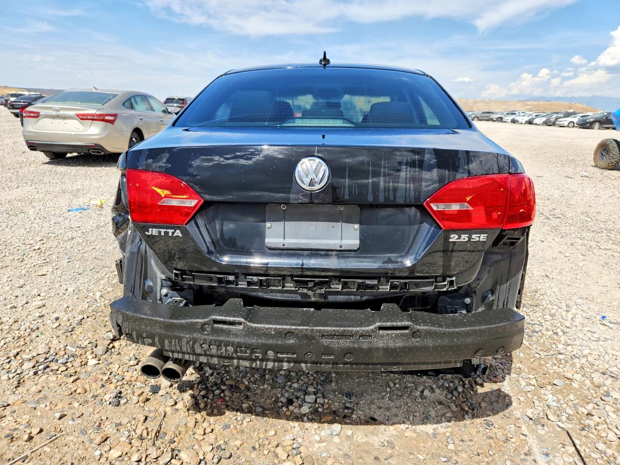 2011 Volkswagen Jetta Se Black vin: 3VWDZ7AJ6BM358398
