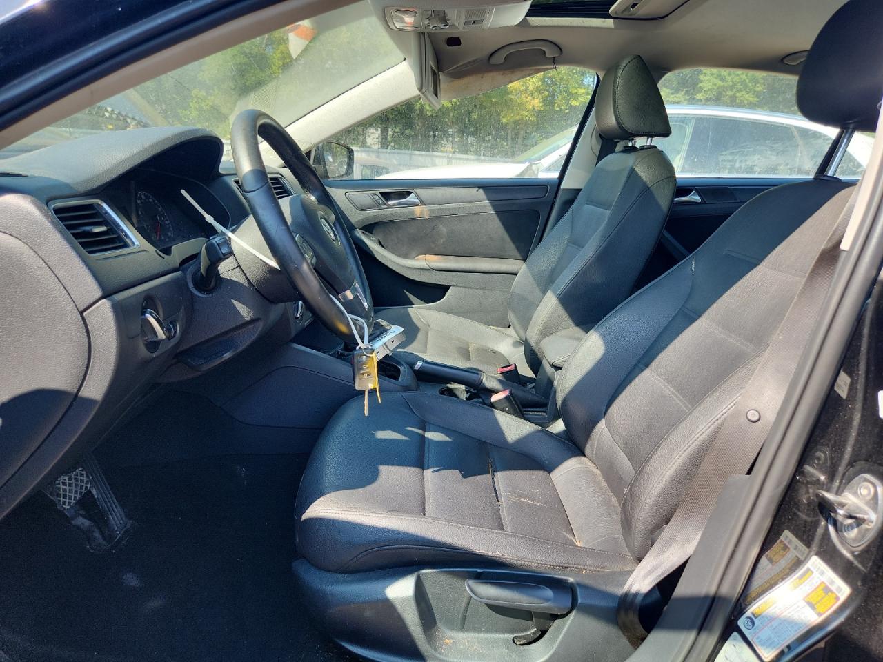 2011 Volkswagen Jetta Se Black vin: 3VWDZ7AJ7BM035185